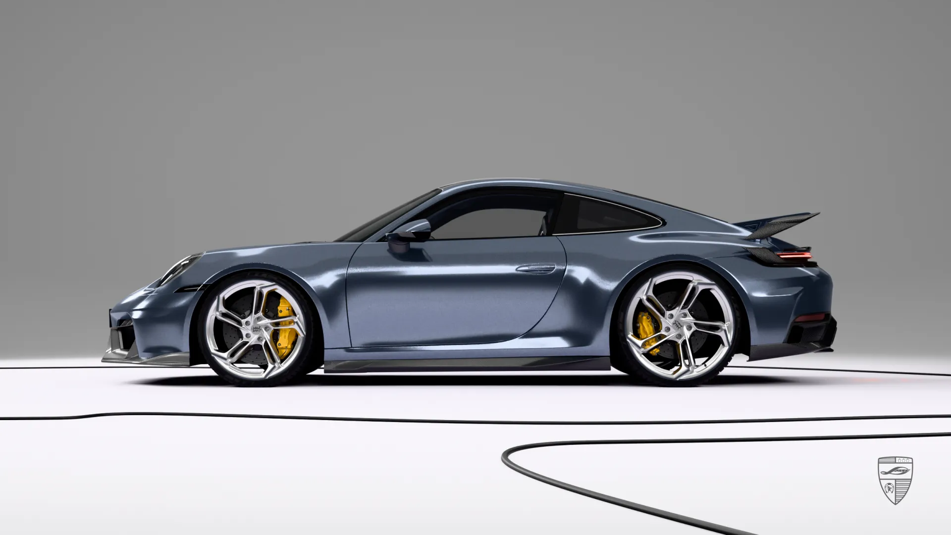 Porsche 911 Carrera custom with premium exterior upgrades and refined styling