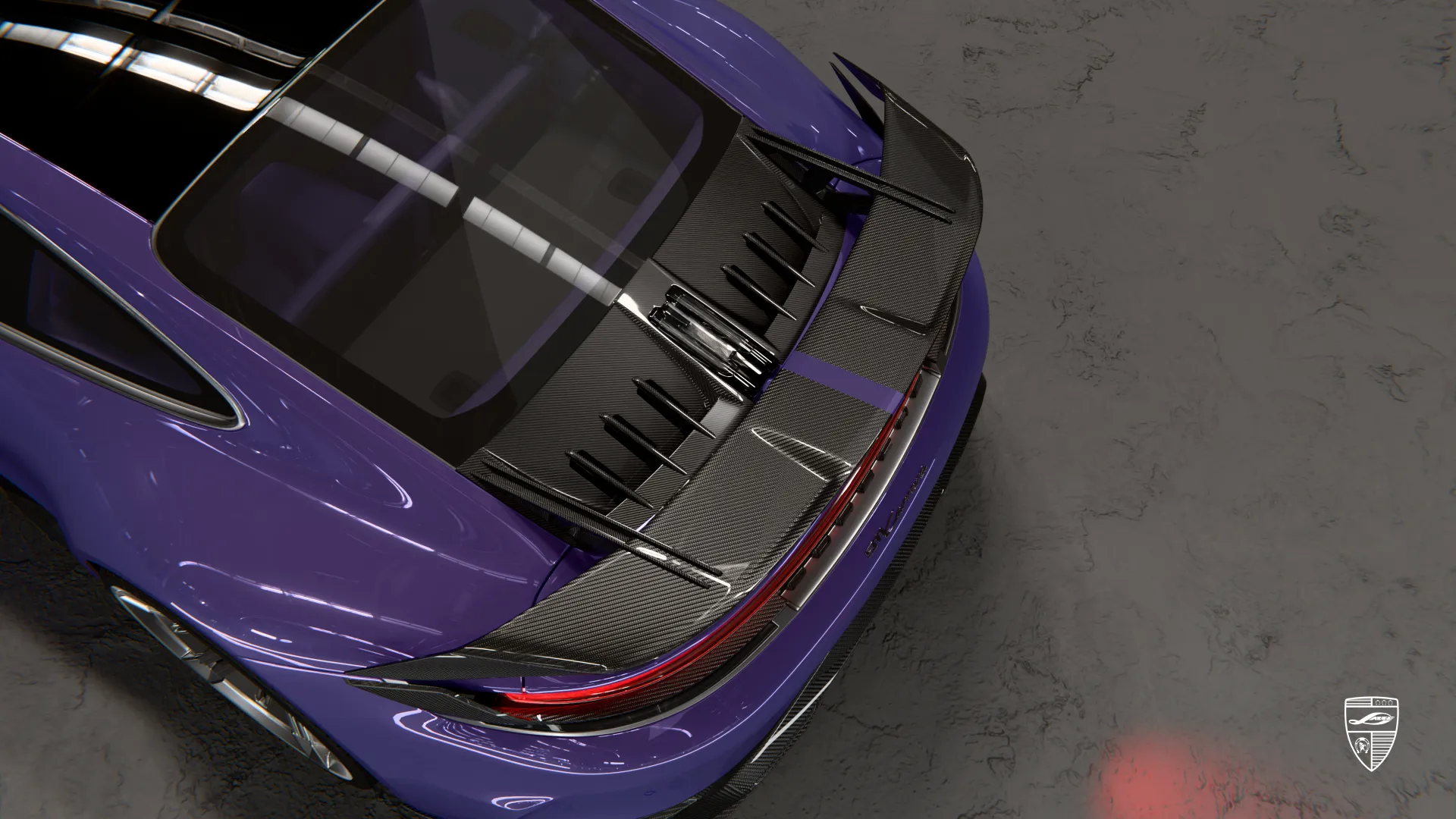 Porsche 911 Carrera exterior featuring custom engine cover detail and performance styling elements