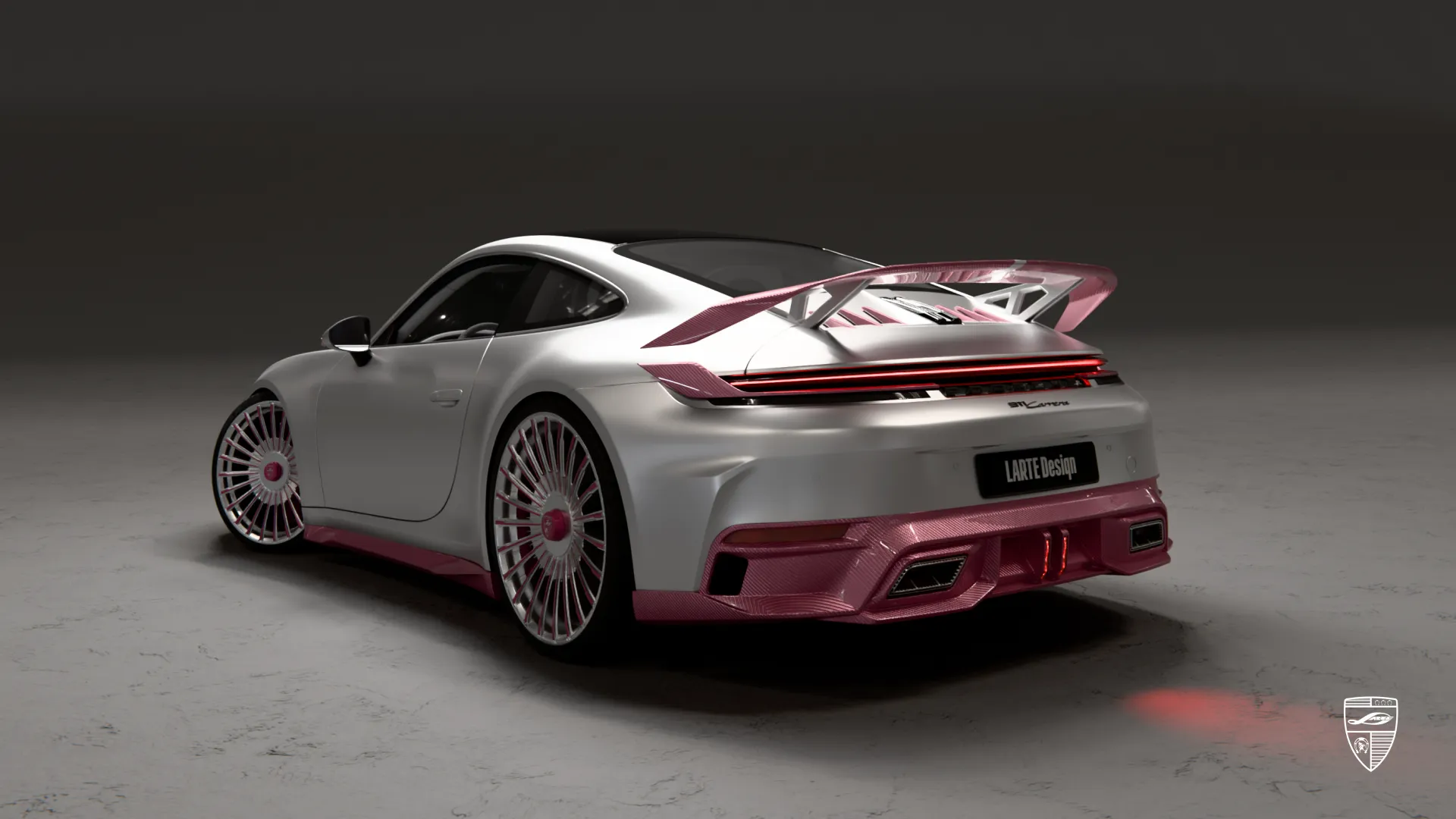 Porsche 911 Carrera modern exterior with premium styling upgrades and custom design