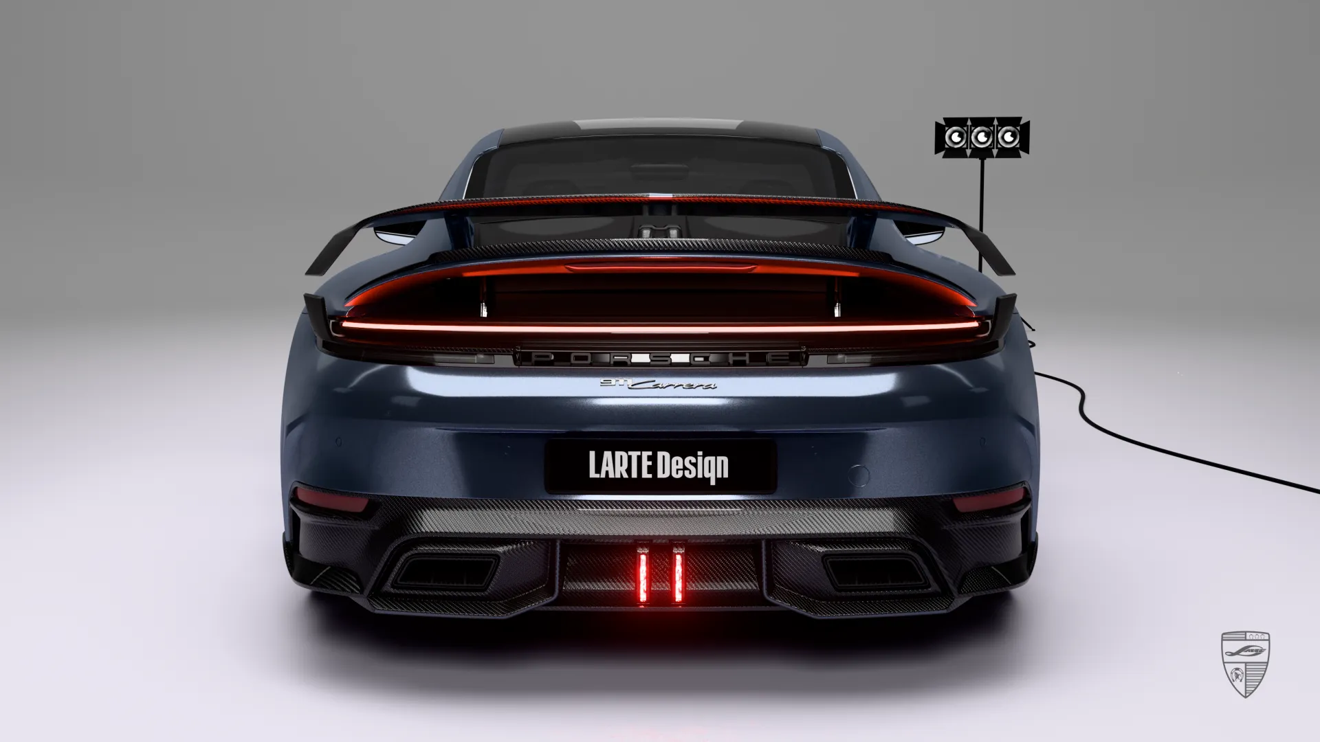911 Carrera with premium upgrades and custom sports car exterior styling