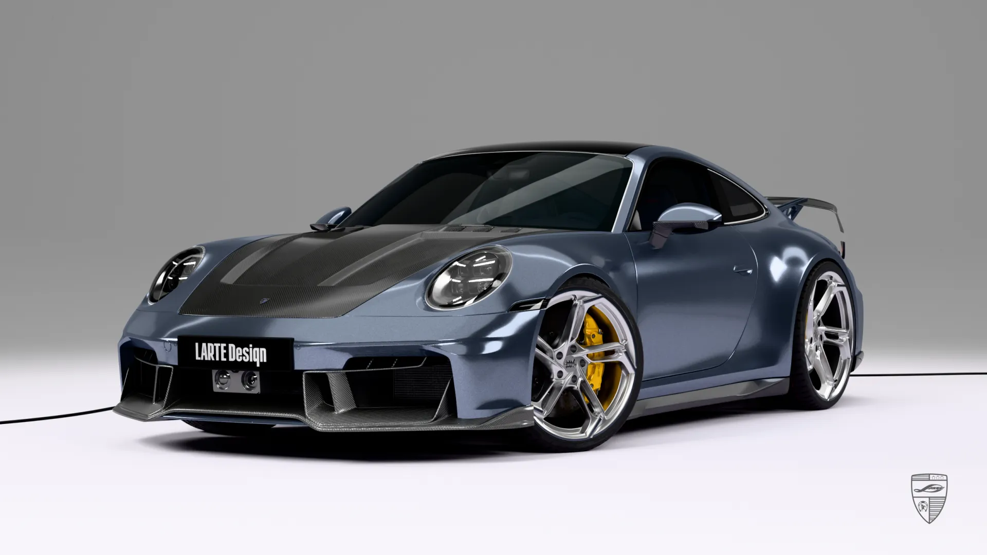 Porsche 911 with custom exterior styling and premium sports car design