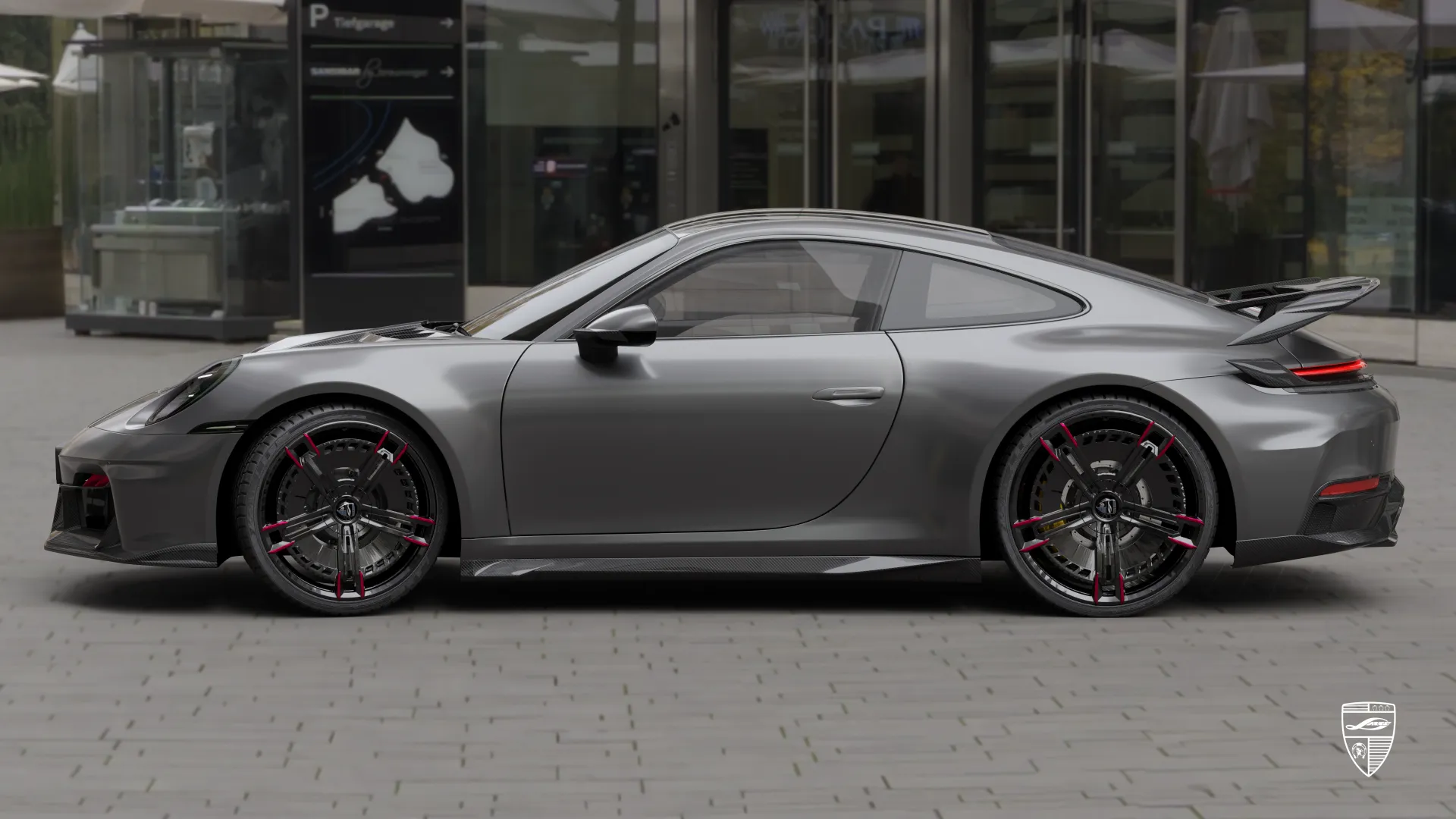 Porsche 911 Carrera 992.2 – silbernes Facelift-Modell mit rennsportinspirierter Optik aus Düsseldorf