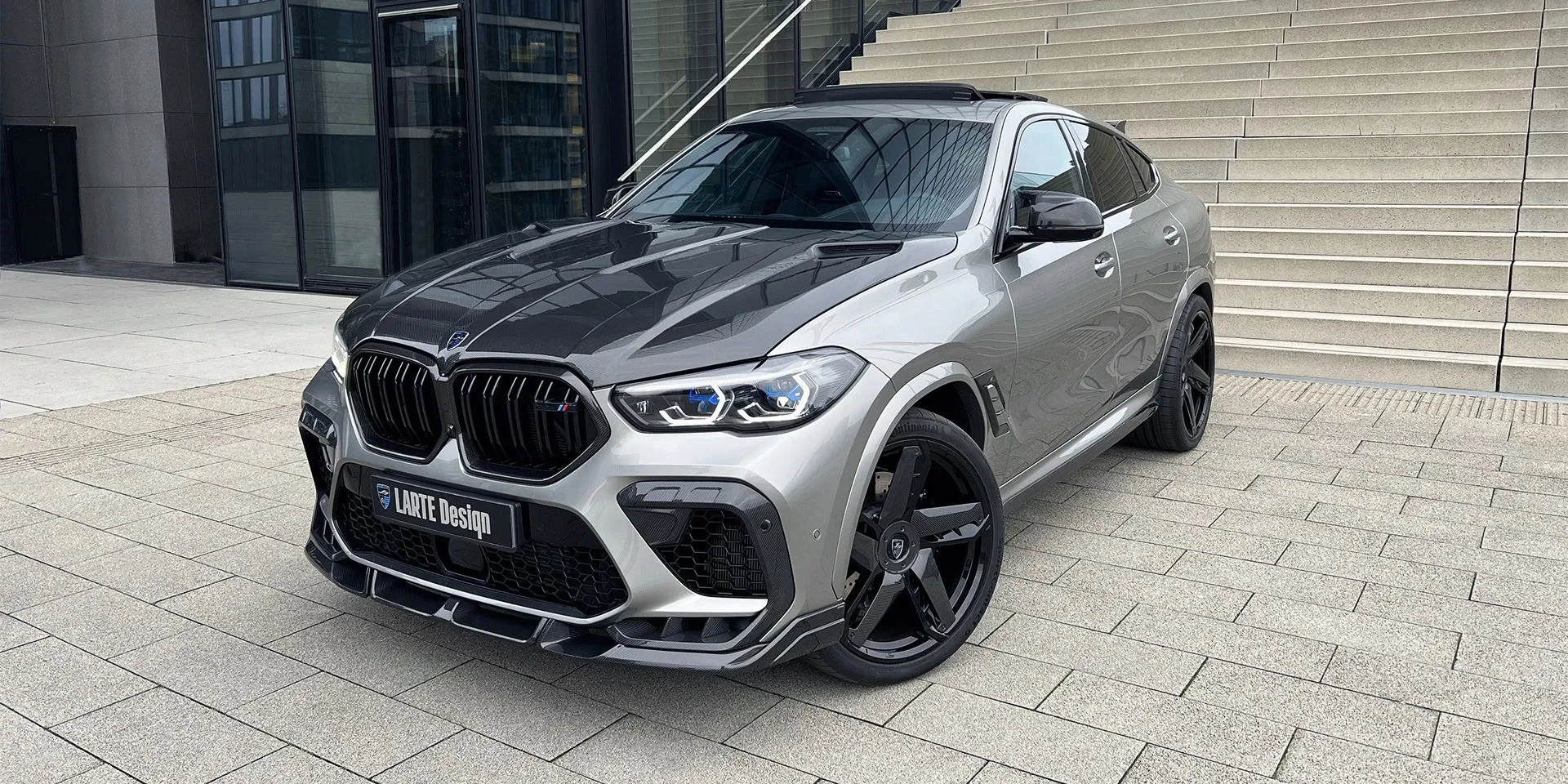 Kohlefaser-Teile für den BMW X6 M Competition F96 von LARTE Design