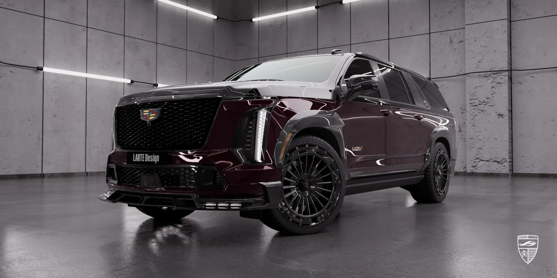 2026 Escalade‑V ESV with body kit upgrade for Cadillac’s pinnacle of opulence