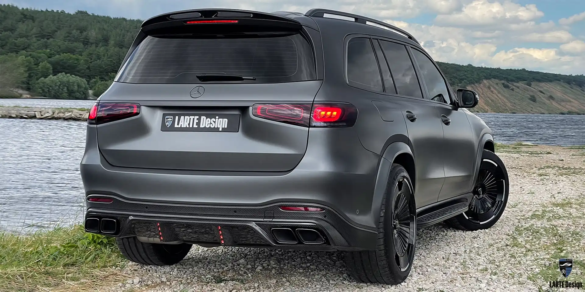 Buy tuning for Mercedes-Benz GLS 450 4MATIC Premium Plus Х167Grey matte