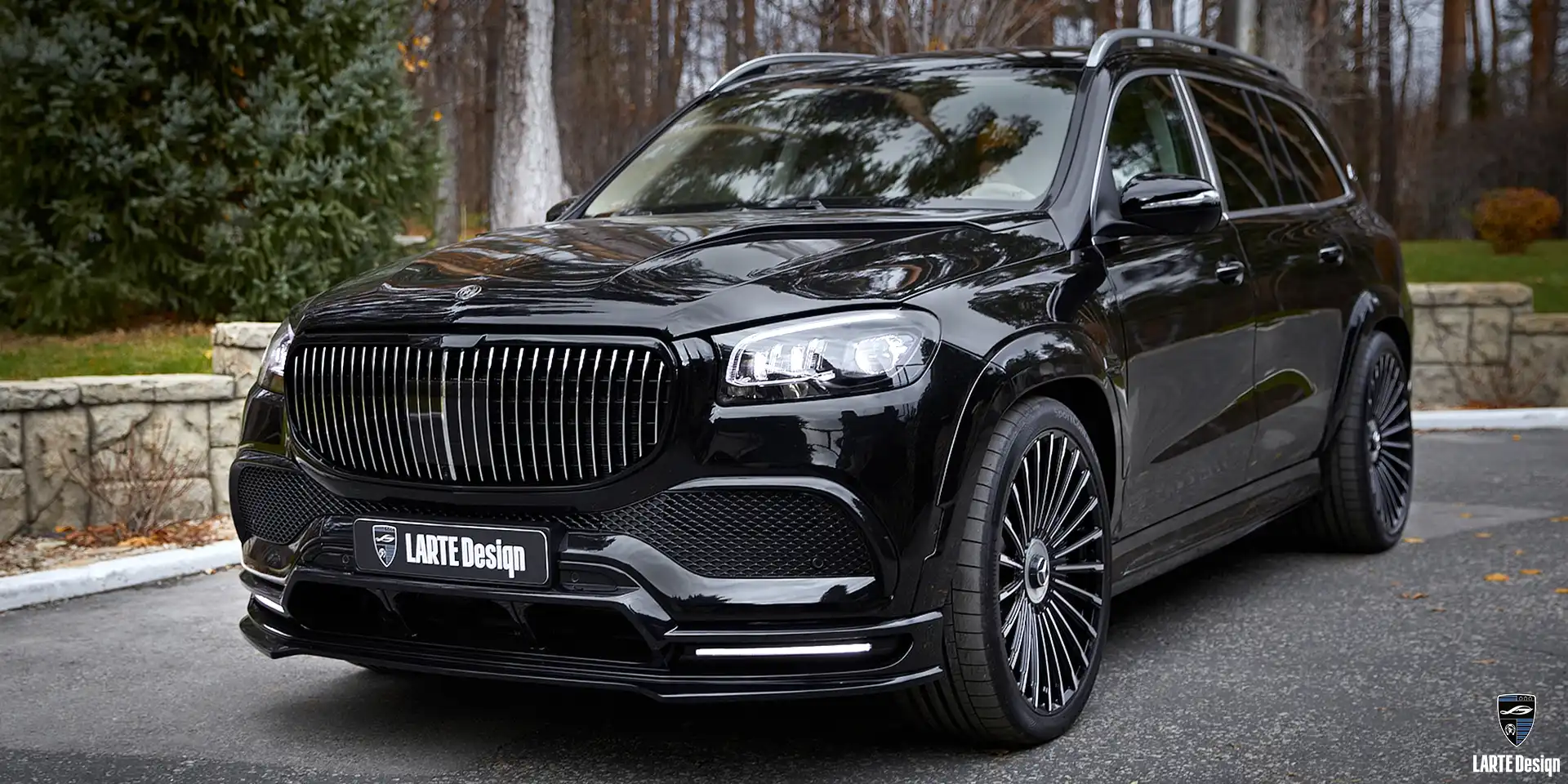 Kaufen Sie Tuning für den Mercedes-Maybach GLS 600 4MATIC Х167 M 176 Obsidian Black metallic