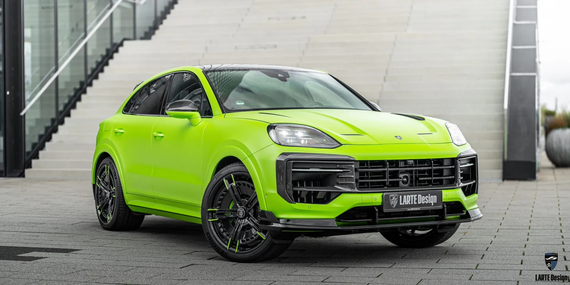 Custom body kit for Porsche Cayenne S Coupe from LARTE Desing