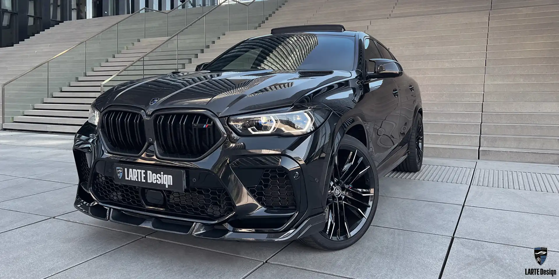 Kaufen Sie Tuning für den BMW X6M Competition F96 Сarbon Black Metallic