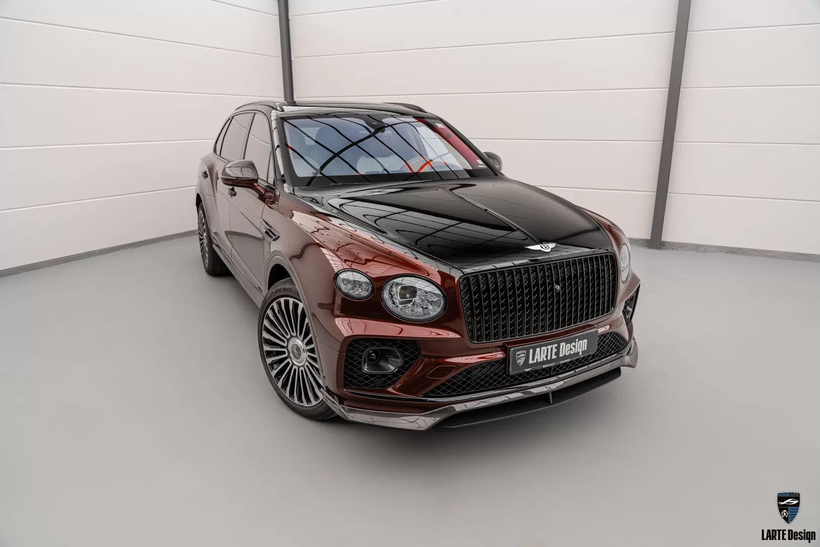 Carbon front lip and stylish accessories for Bentley Bentayga MLB