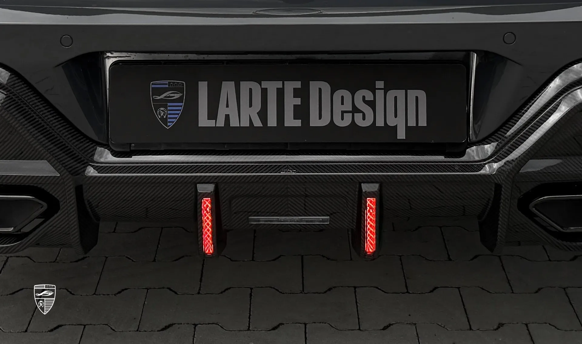 Brake lights upgrade for the luxury car BMW 7 Series G70 760i from LARTE Design