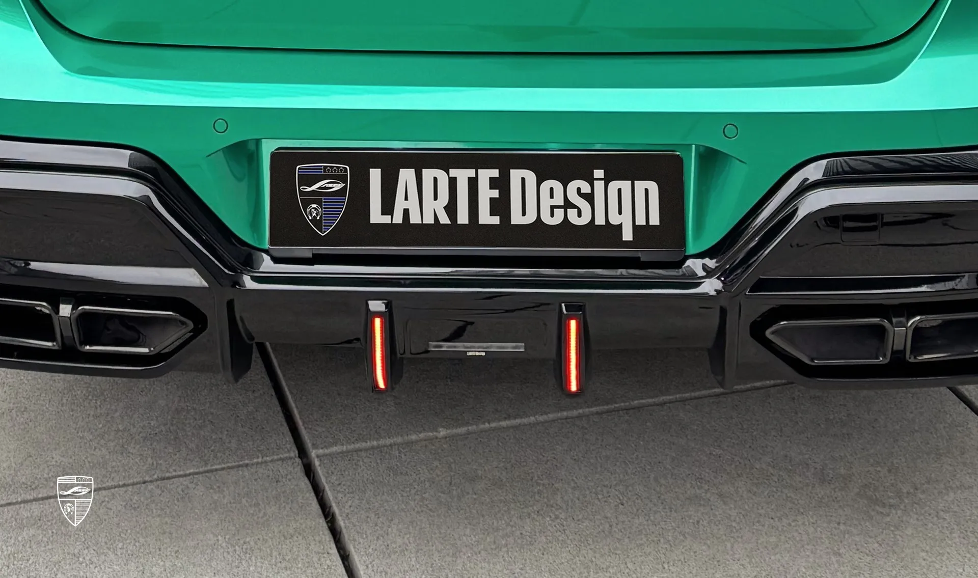 Brake lights upgrade for the luxury car BMW 7 Series G70 760i from LARTE Design