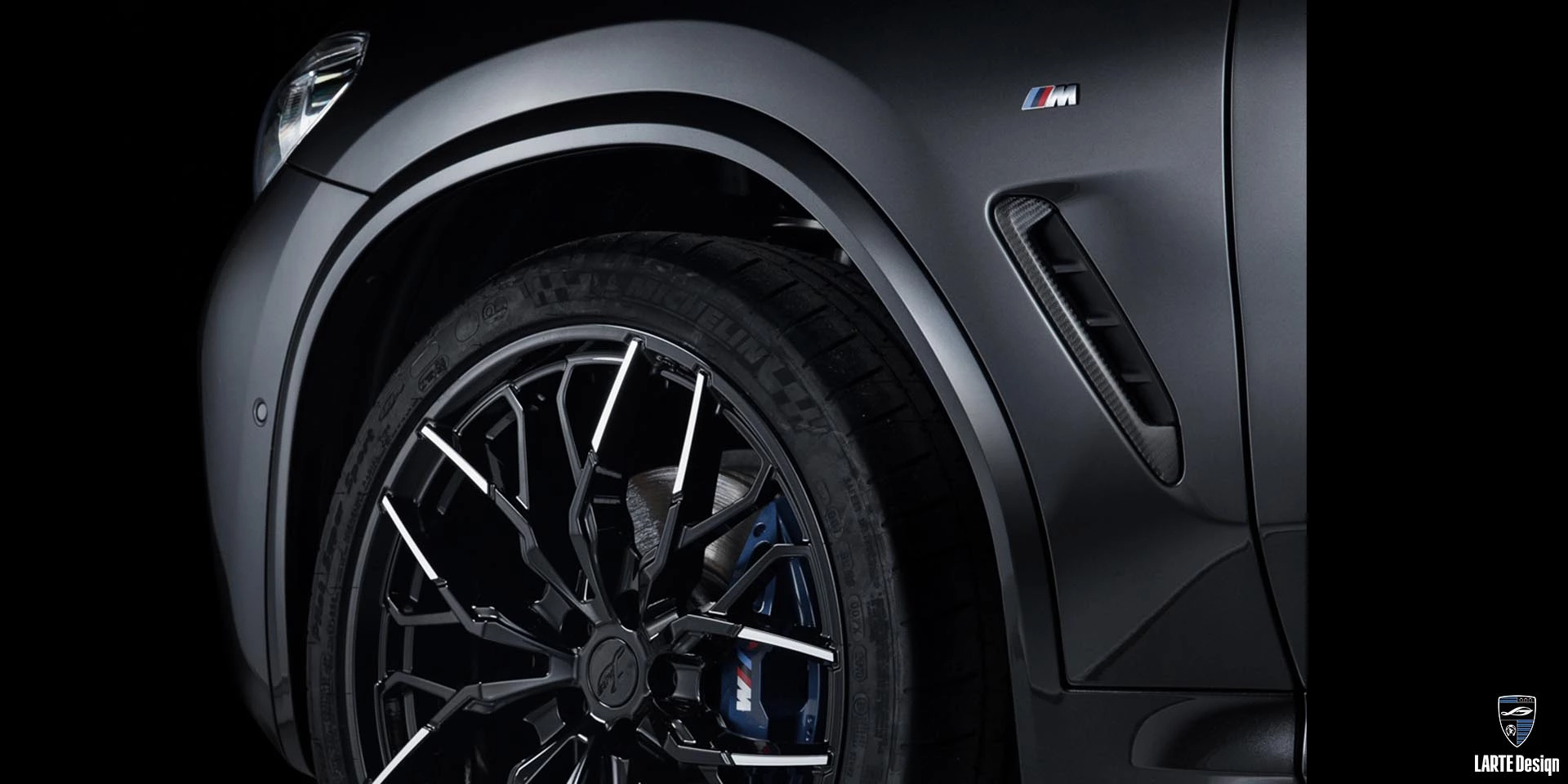 Exklusives aerodynamisches Designelement für den BMW X4 G02 2018 - 2021