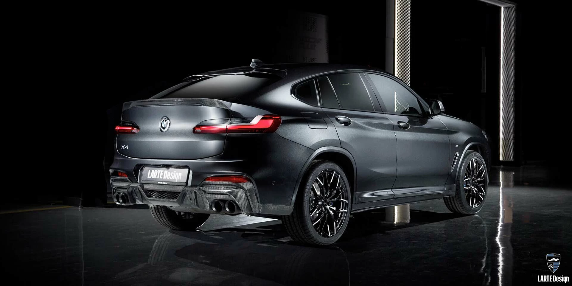 Preis für das Tuning des BMW X4 G02 Karbon Schwarz Metallic 2023
