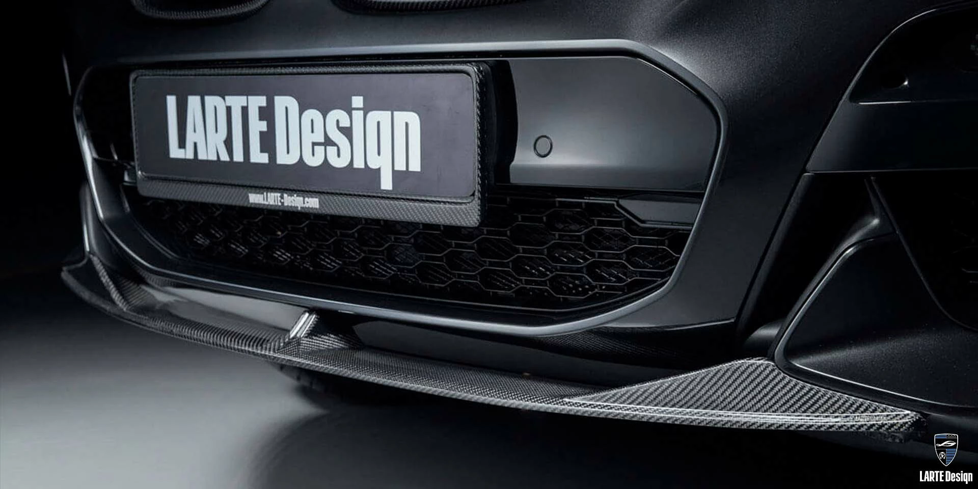 Buy carbon fiber Front bumper splitter for BMW X4 G02 Сarbon Black Metallic 2023
