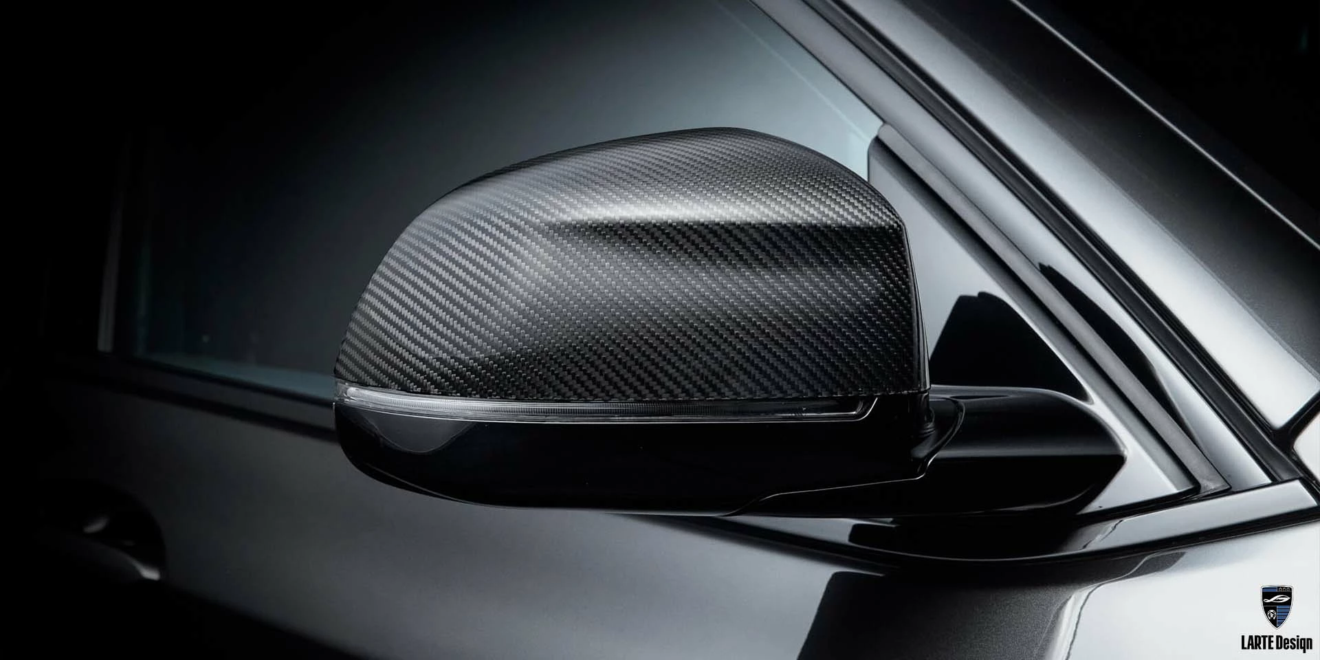 Acquire carbon fiber Mirror cups for BMW X4 G02 Сarbon Black Metallic 2023