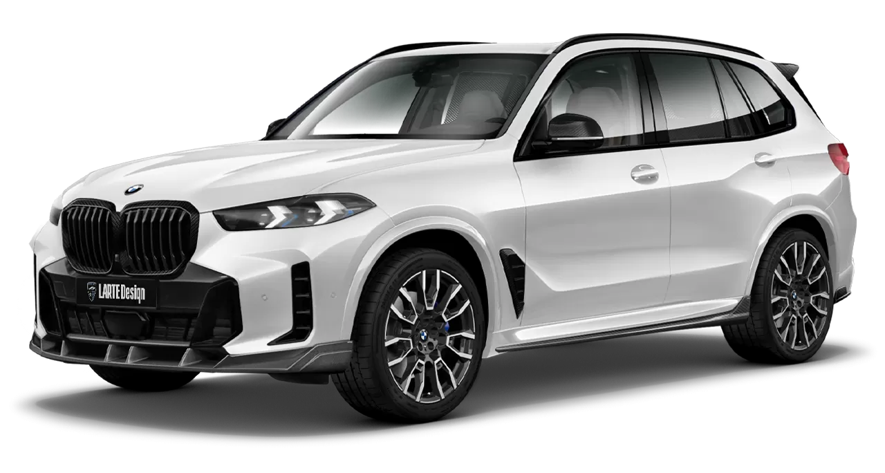 BMW X5 G05 LCI 2023 Frontansicht für die exklusiv Karosserie-Kit-Option