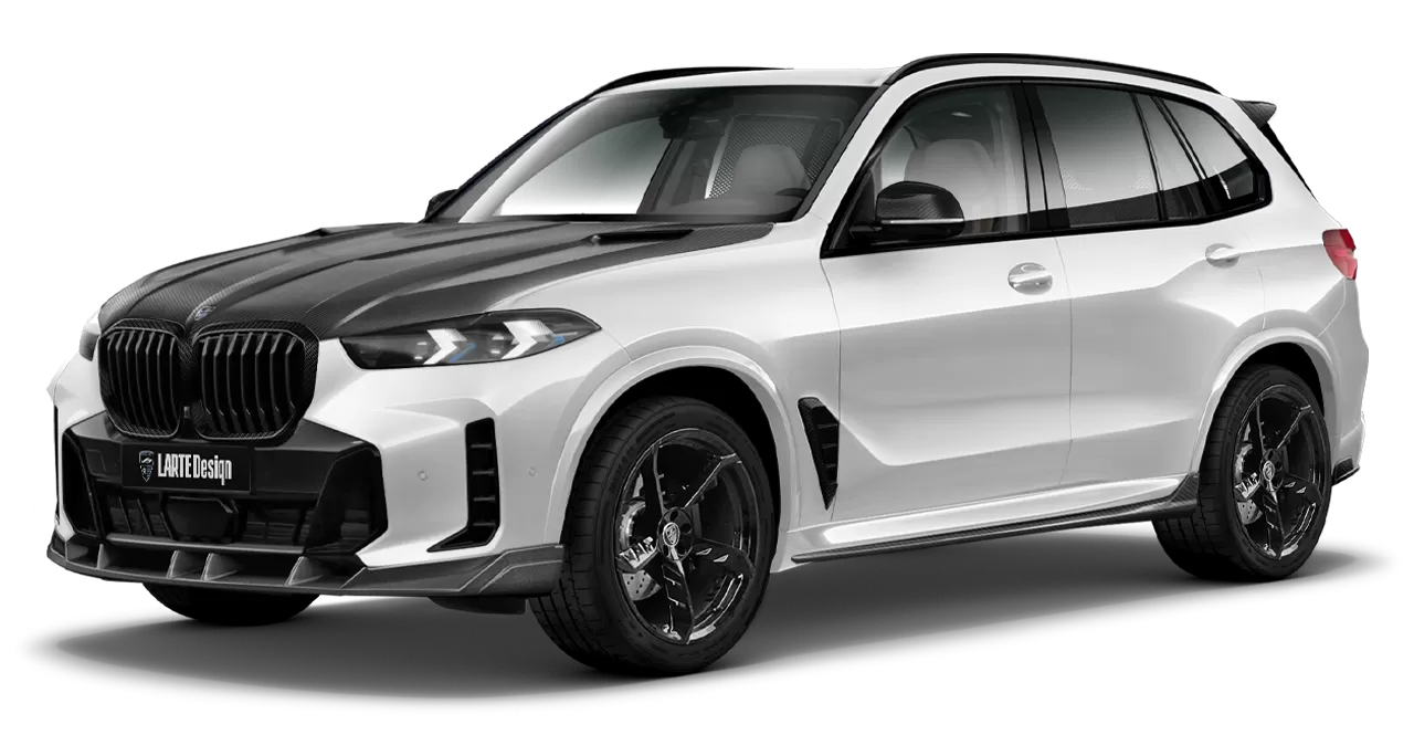 BMW X5 G05 LCI 2023 Frontansicht für die premium Karosserie-Kit-Option