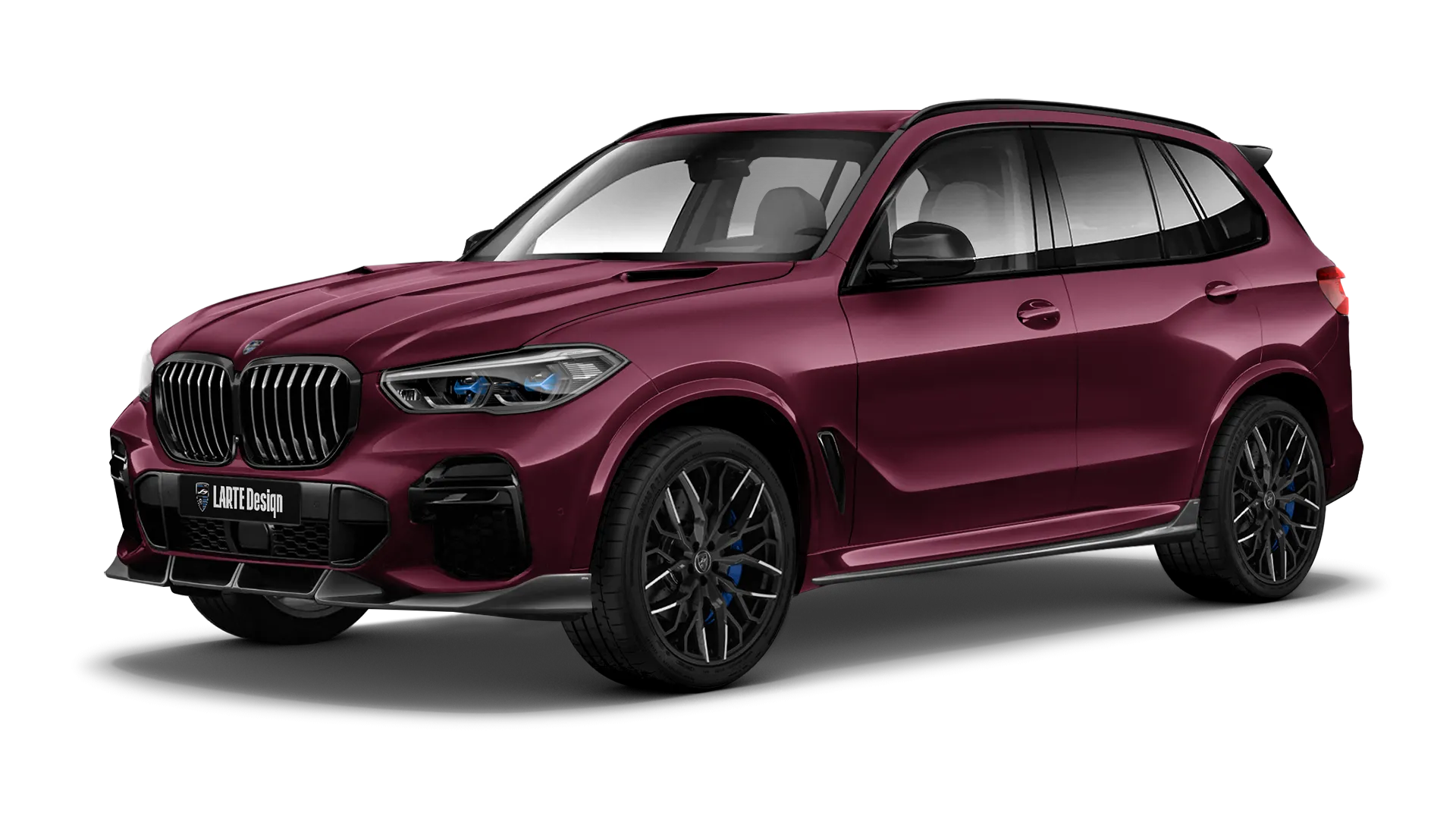 BMW X5 G05 2019 - 2023 mit lackiertem Karosserie-Kit: Frontansicht in Ametrine