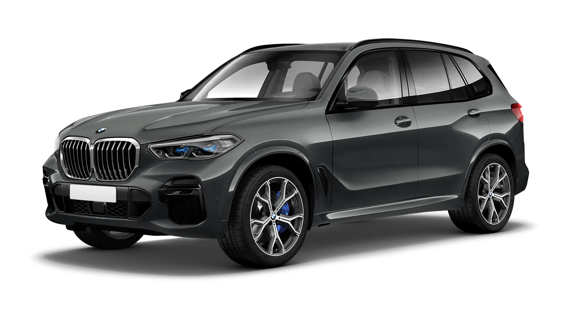 BMW X5 G05 2019 - 2023 mit lackiertem Karosserie-Kit: Frontansicht in Dravit Gray