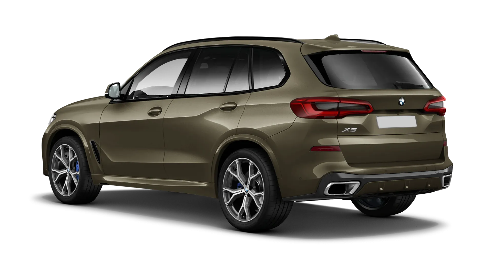 BMW X5 G05 2019 - 2023 serienmäßige Rückansicht in Manhattan Farbe