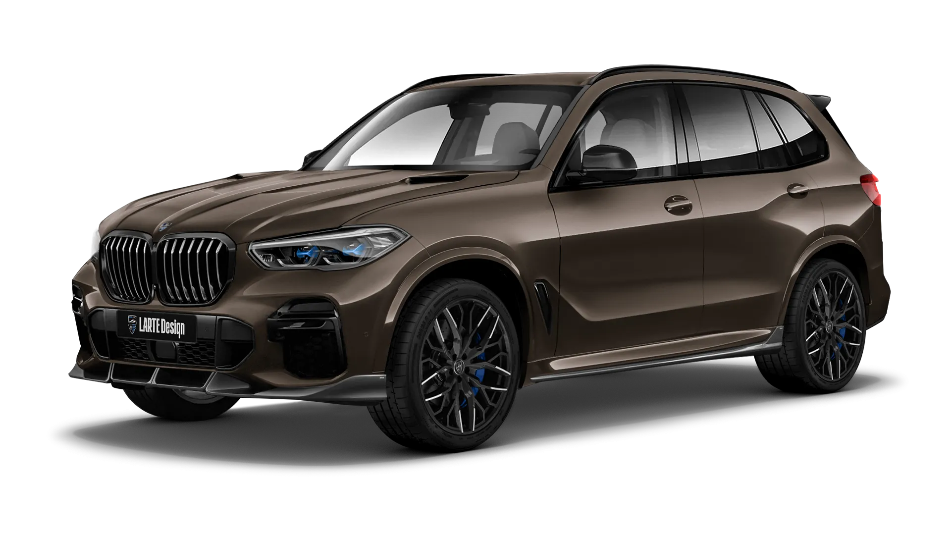 BMW X5 G05 2019 - 2023 mit lackiertem Karosserie-Kit: Frontansicht in Sparkling Brown