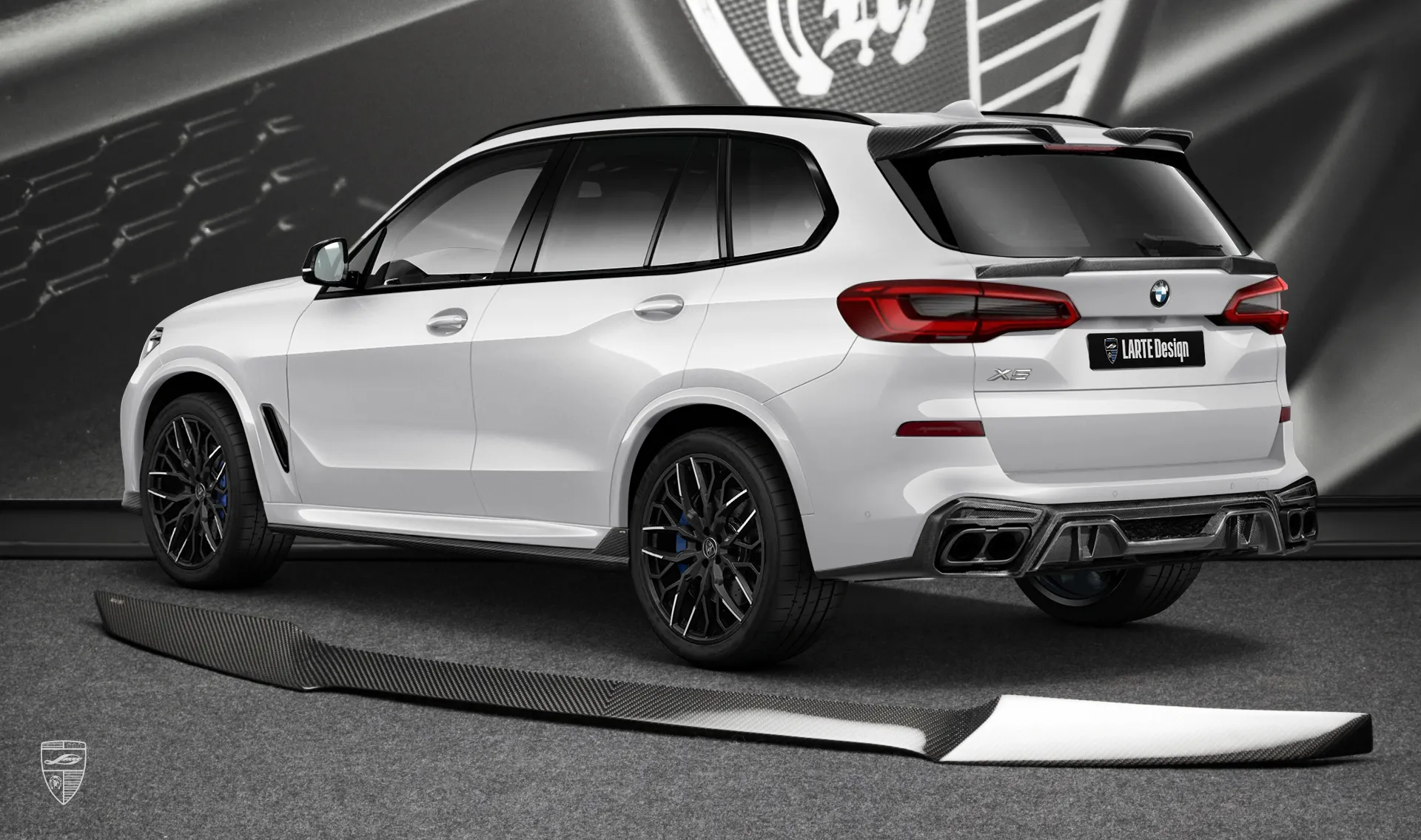 Heckspoiler Upgrade für das Familienauto BMW X5 G05 von LARTE Design