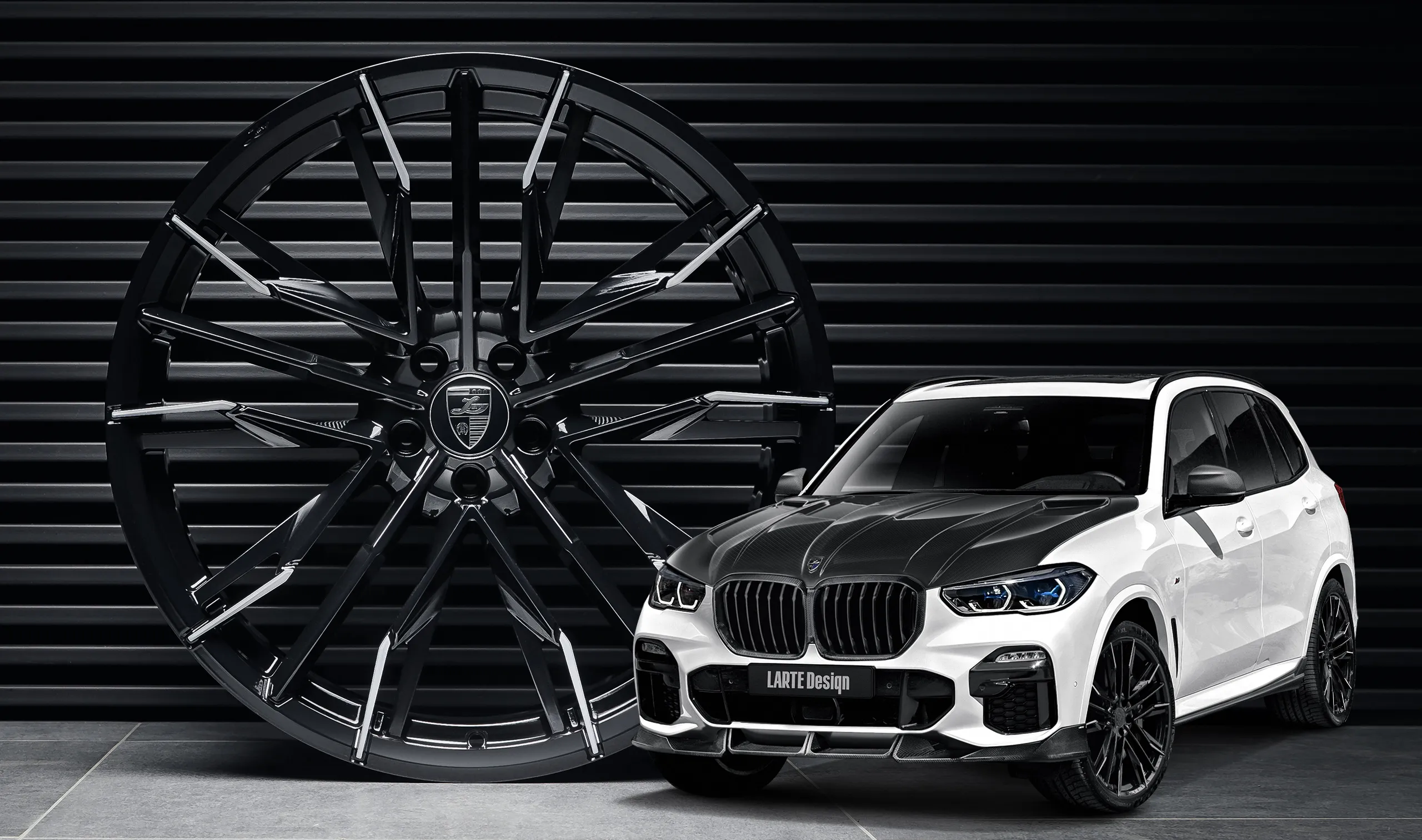 Felgen Upgrade für das Familienauto BMW X5 G05 von LARTE Design