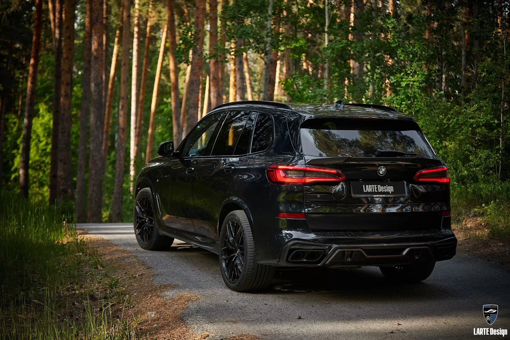 Custom aluminum forged rims for BMW X5 G05 by LARTE Design