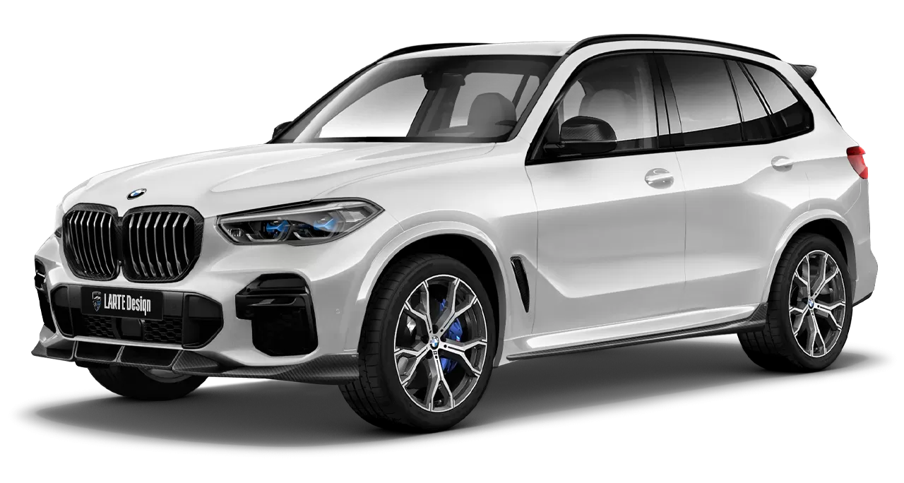 BMW X5 G05 front look for Exclusive body kit option