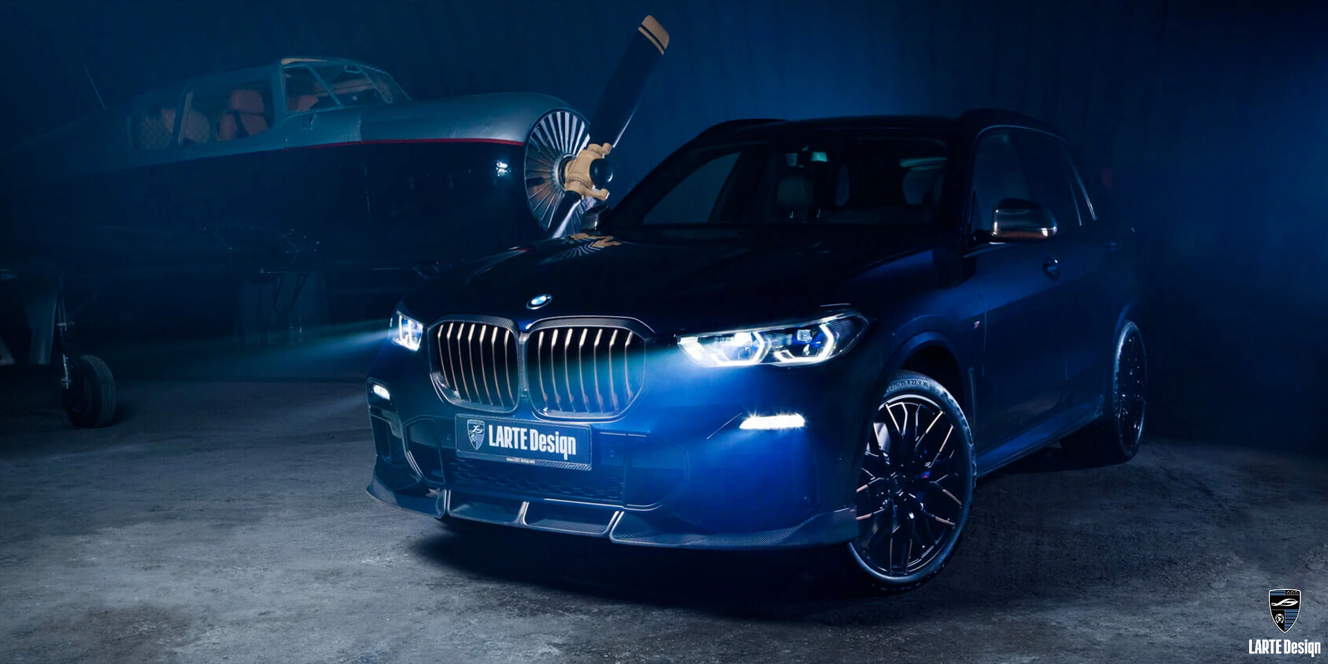 Tuningpreis für den LARTE Performance BMW X5 M Sport G05 in Tanzanitblau II Metallic