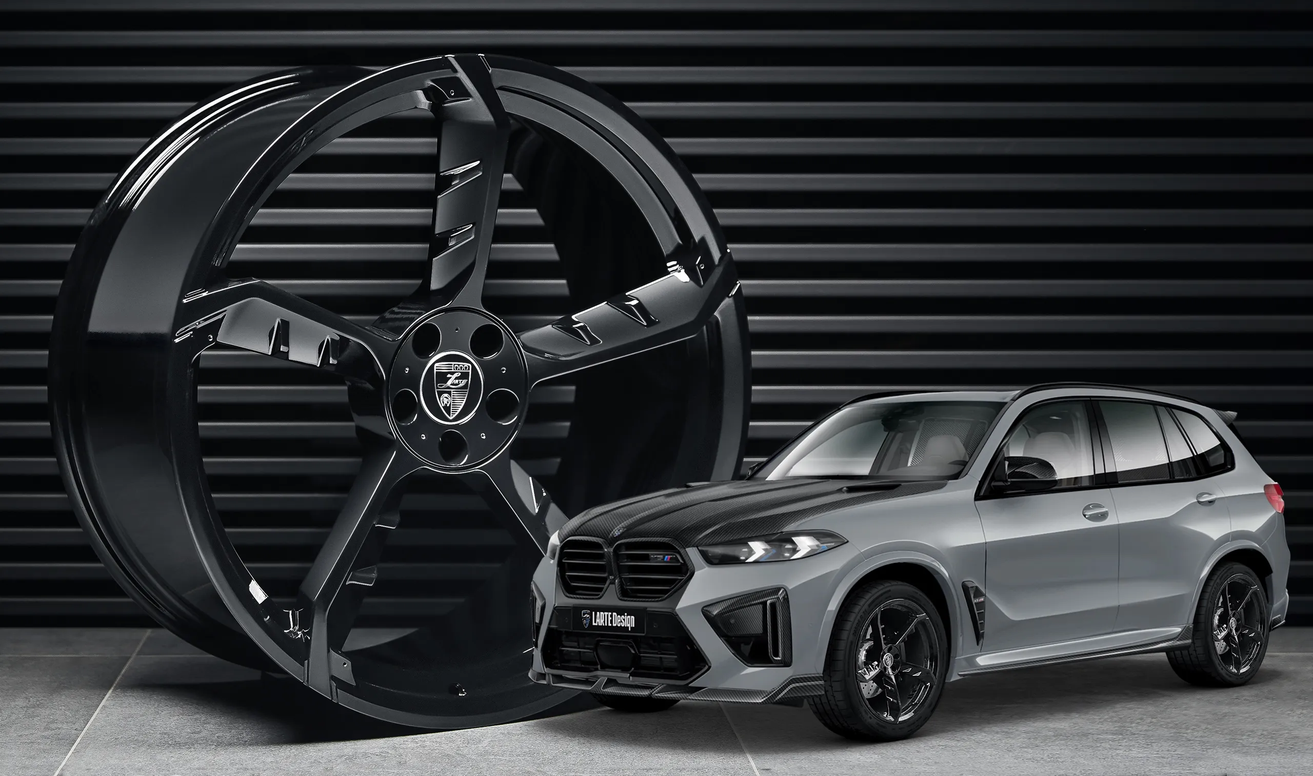 Wheels upgrade for your SUV BMW X5M F95 Facelift from LARTE Design