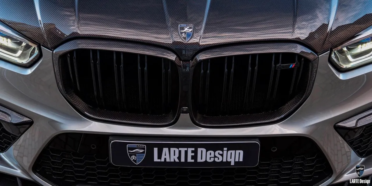 Carbon fiber widebody kit for BMW X5 M by Larte Design