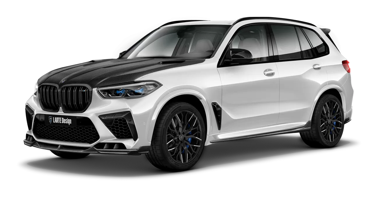 BMW X5M F95 front look for Premium body kit option