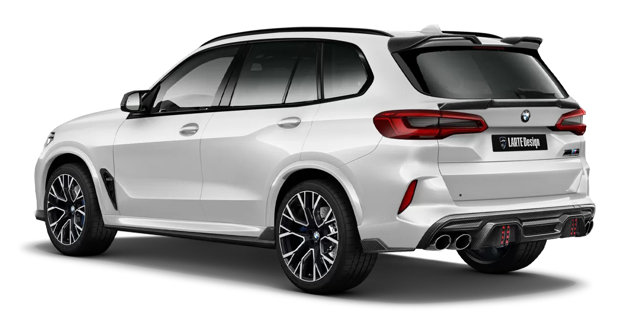 BMW X5M F95 rear look for Exclusive body kit option