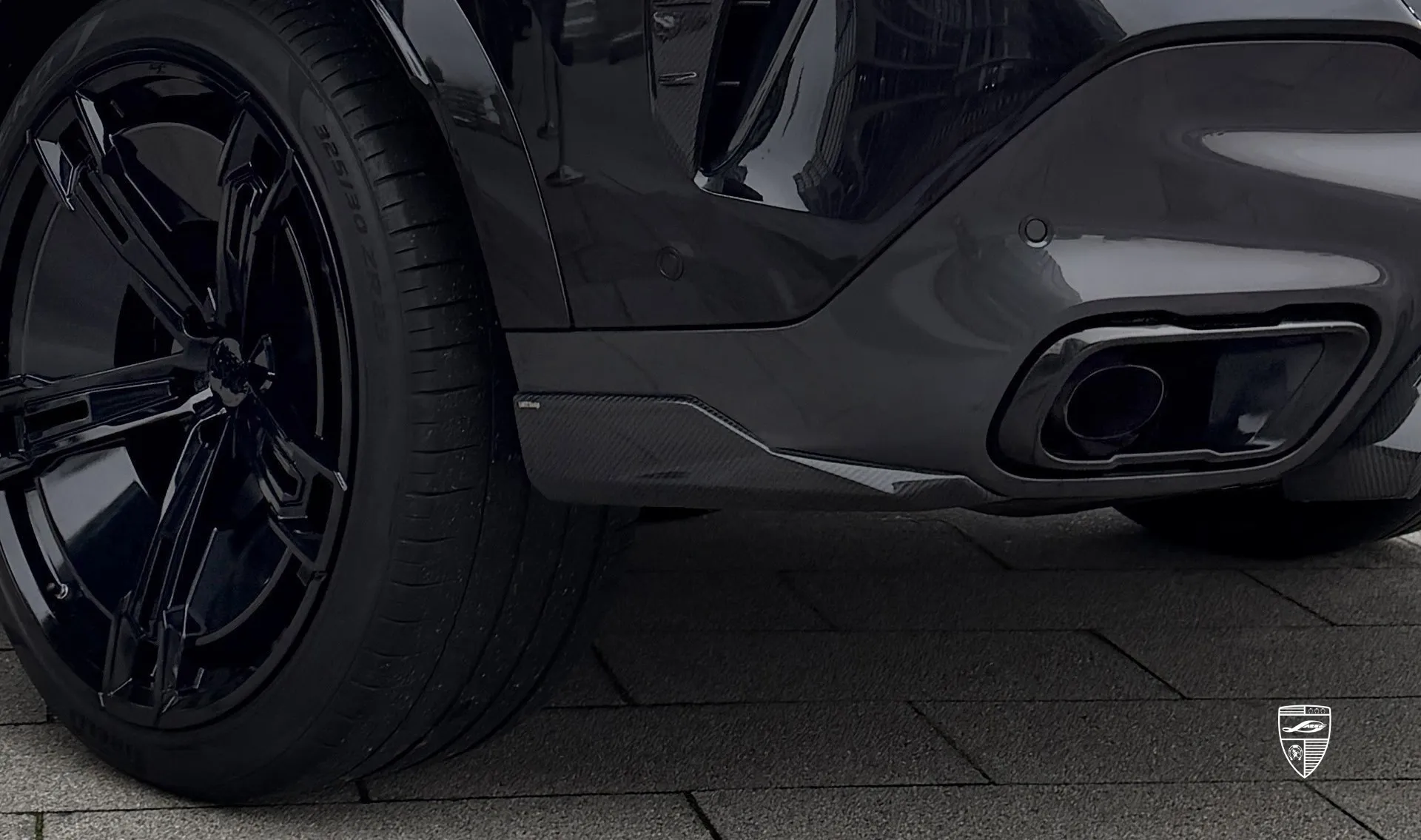 Carbonfaser-Ailerons Upgrade für den Luxuswagen BMW X6 G06 Facelift von LARTE Design