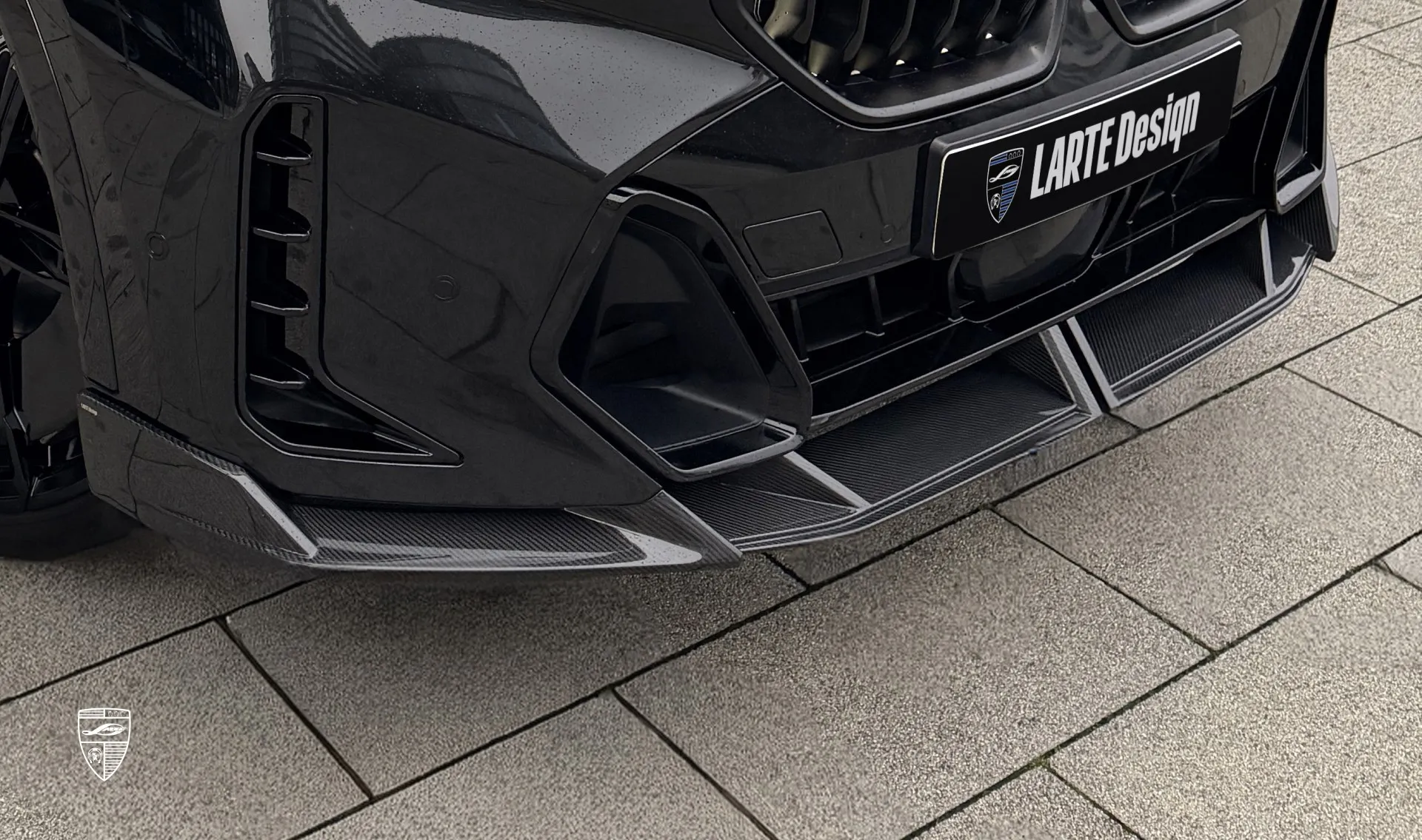 Carbonfaser-Frontsplitter Upgrade für den Luxuswagen BMW X6 G06 Facelift von LARTE Design