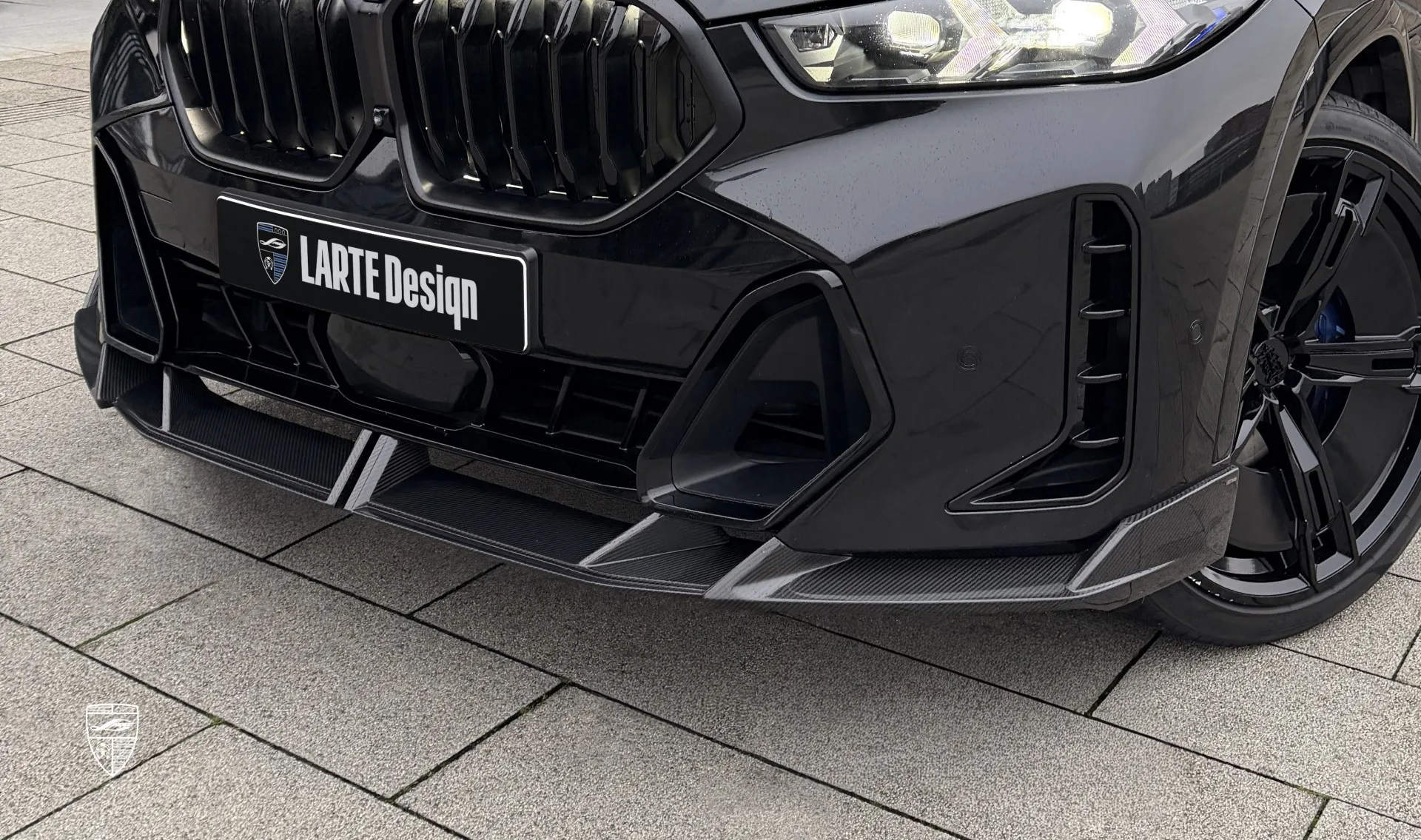 Carbonfaser-Frontsplitter Upgrade für Ihren SUV BMW X6 G06 Facelift von LARTE Design