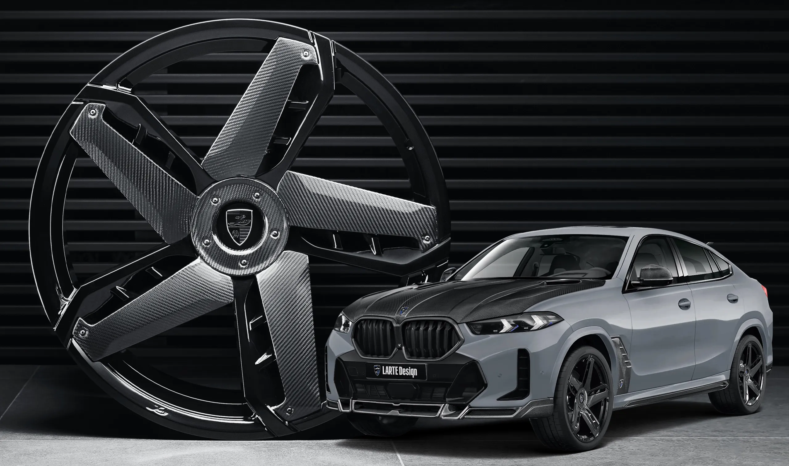 Forged rims for your BMW X6 G06 LCI III Facelift in the appearance package by LARTE Design