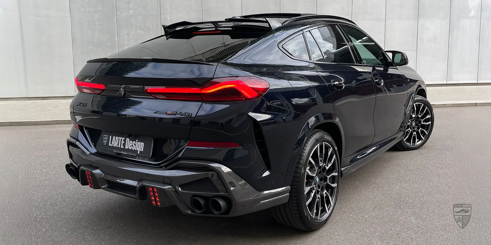 Sportliches Styling für den BMW X6 Facelift im Rennsport‑Design mit flacher Silhouette
