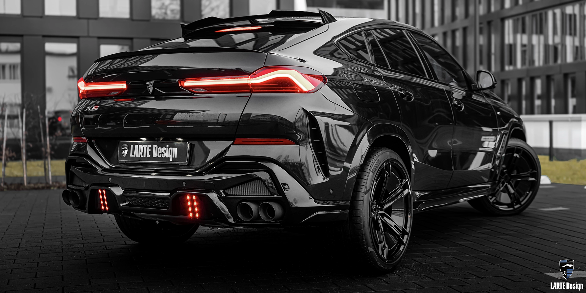 Custom body kit for BMW X6 G06 LCI by Larte Design