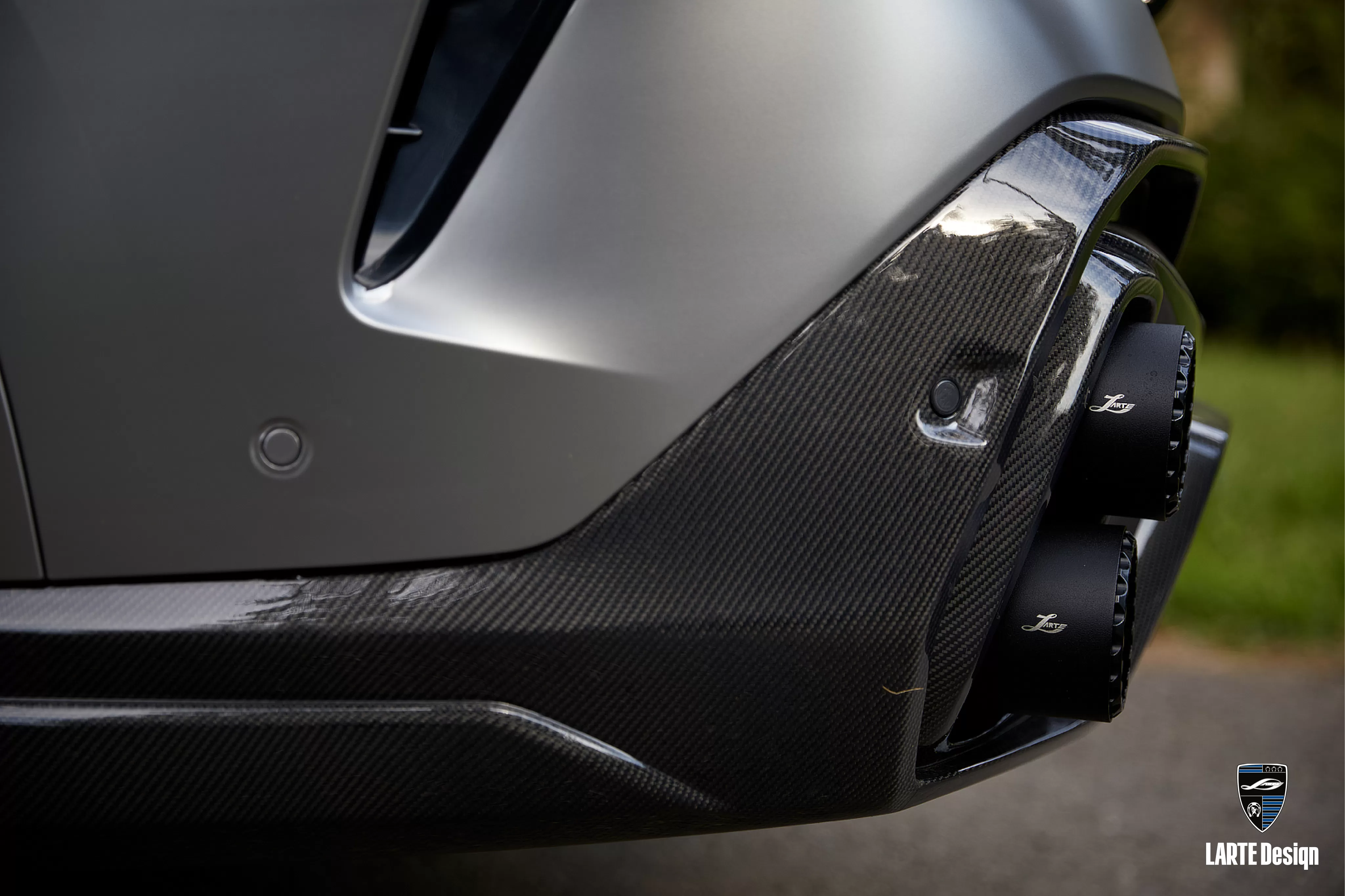 New aerodynamic kit Rear Bumper Diffuser for BMW X6 G06 M sport M50d