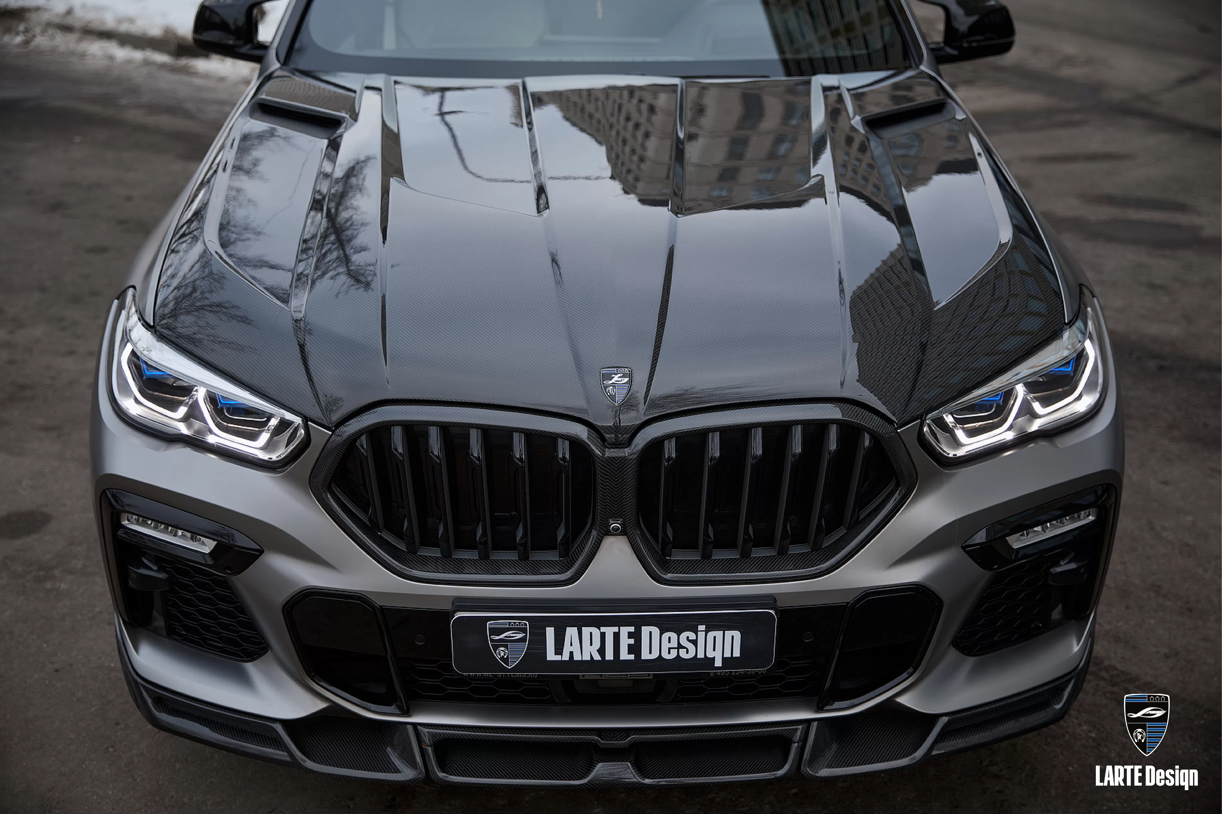 LARTE Performance Motorabdeckung für BMW X6 G06 M Sport xDrive 40d