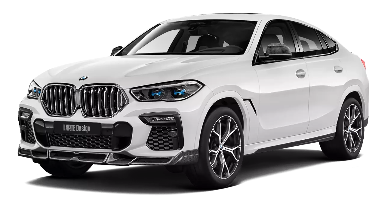 BMW X6 G06 front look for Elegance body kit option
