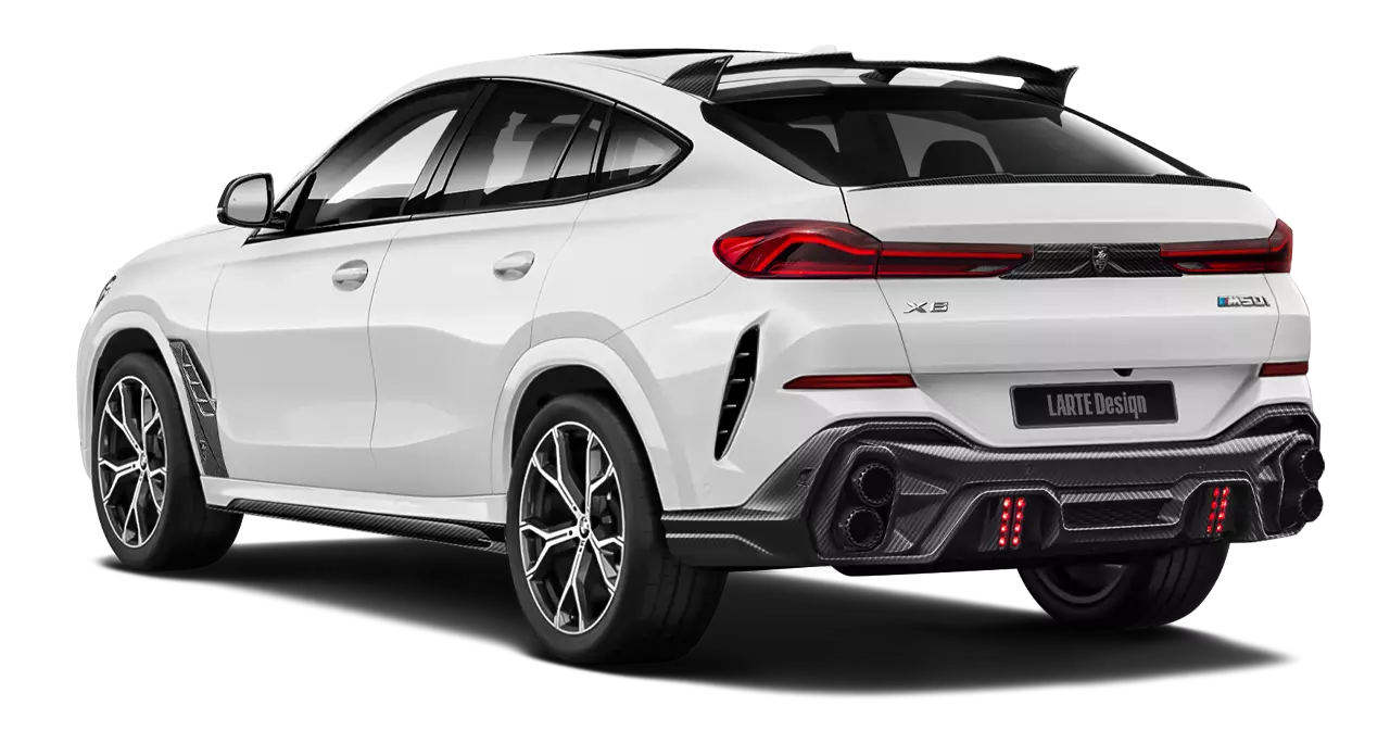 BMW X6 G06 rear look for Exclusive body kit option