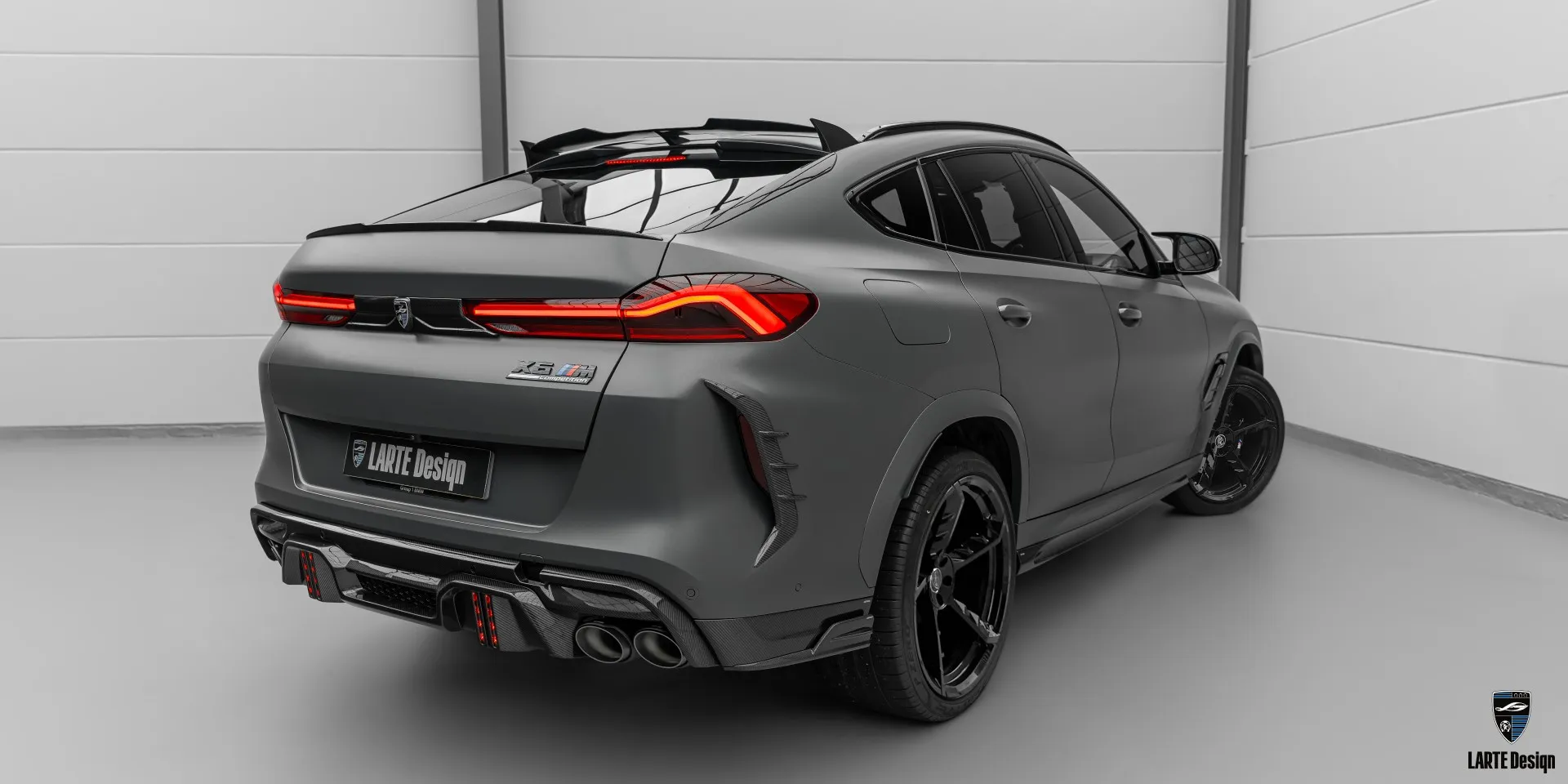 Custom Grey BMW X6M Facelift with Luxury Features Custom BMW X6M Facelift in grey — stylish SUV for families with luxury performance