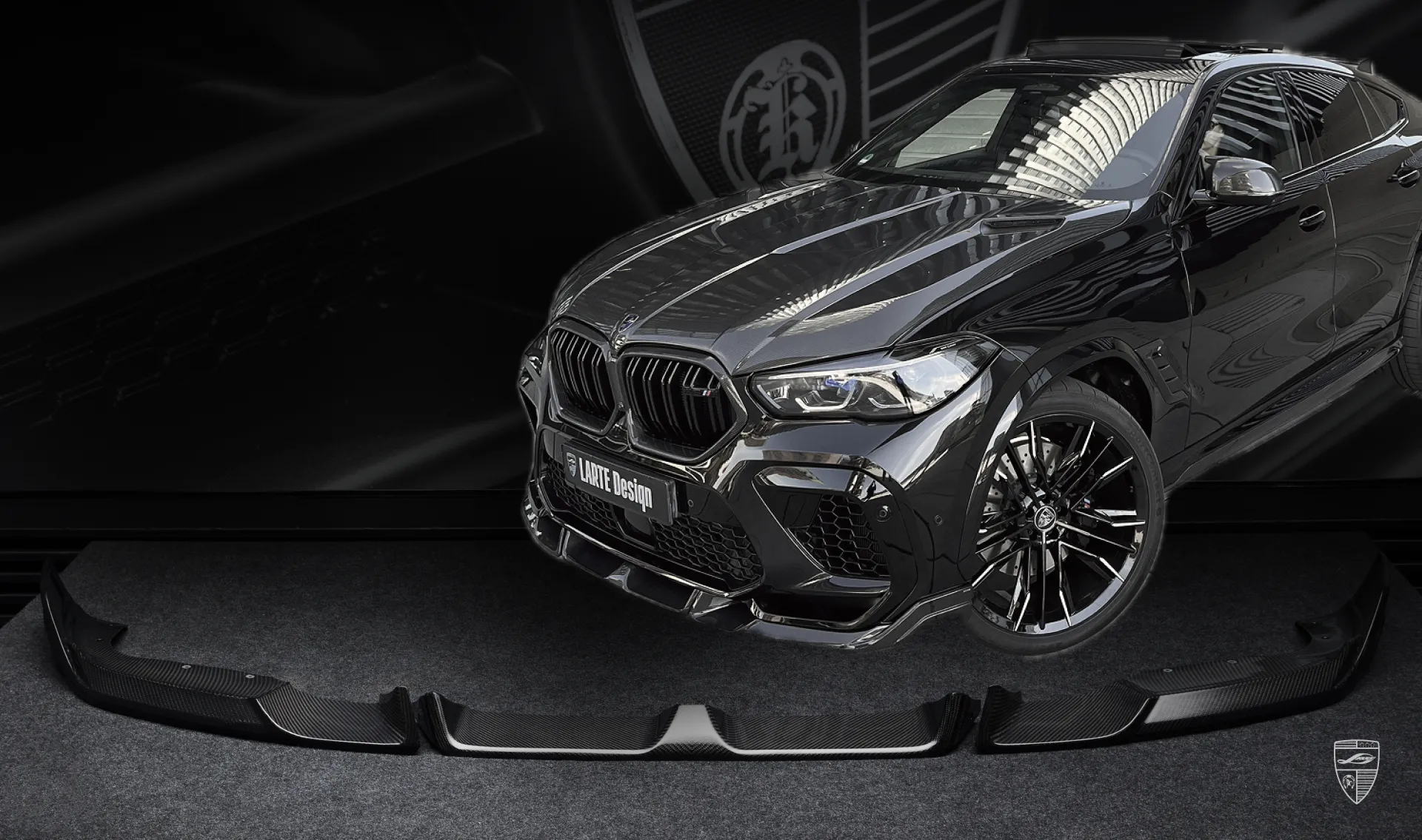 Frontsplitter Upgrade für das Familienauto BMW X6M F96 Competition von LARTE Design