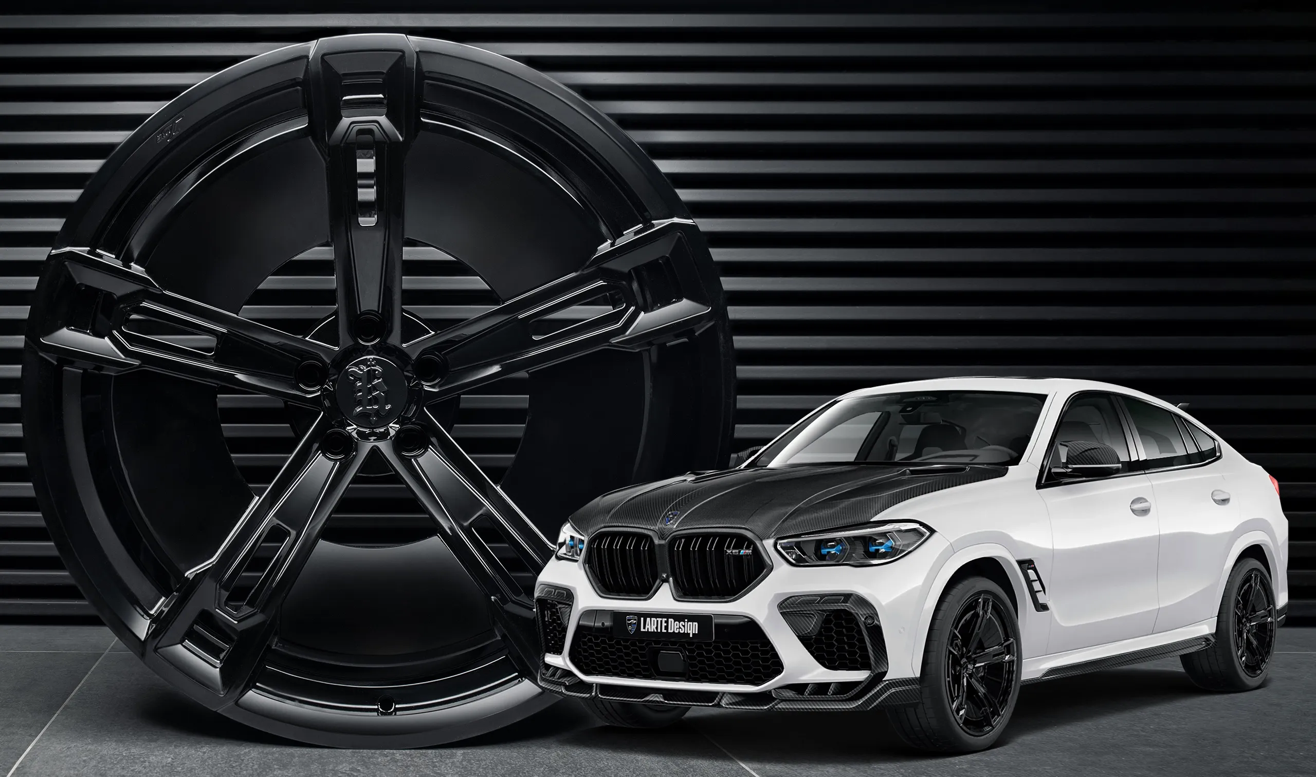 Forged wheels for your BMW X6M F96 Competition in the appearance package by LARTE Design