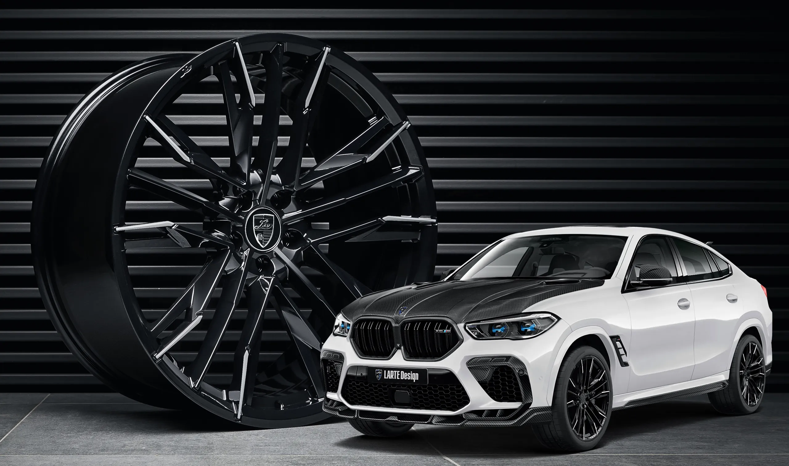 Forged wheels upgrade for your SUV BMW X6M F96 Competition from LARTE Design