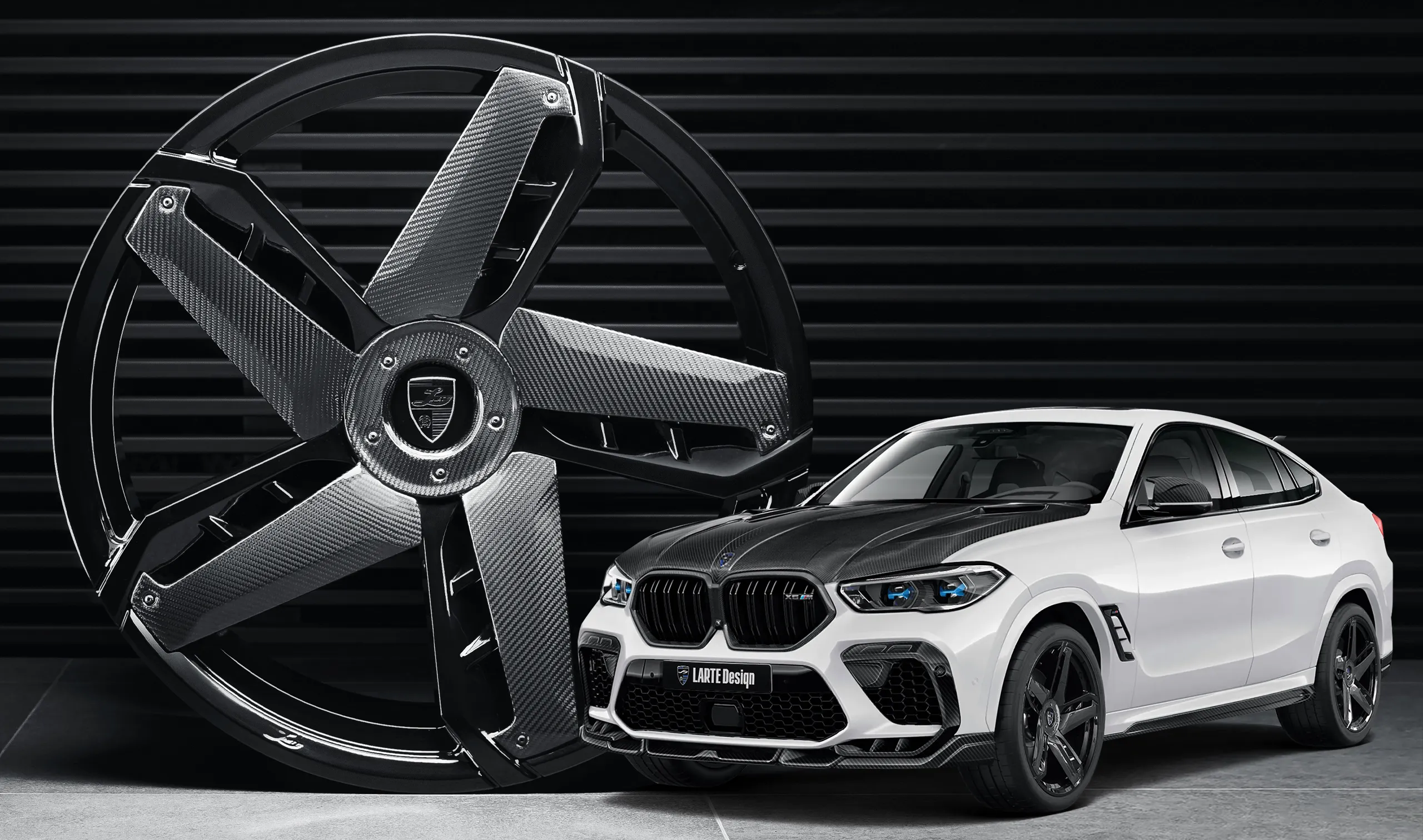 Forged rims for your BMW X6M F96 Competition in a conversion kit from LARTE Design