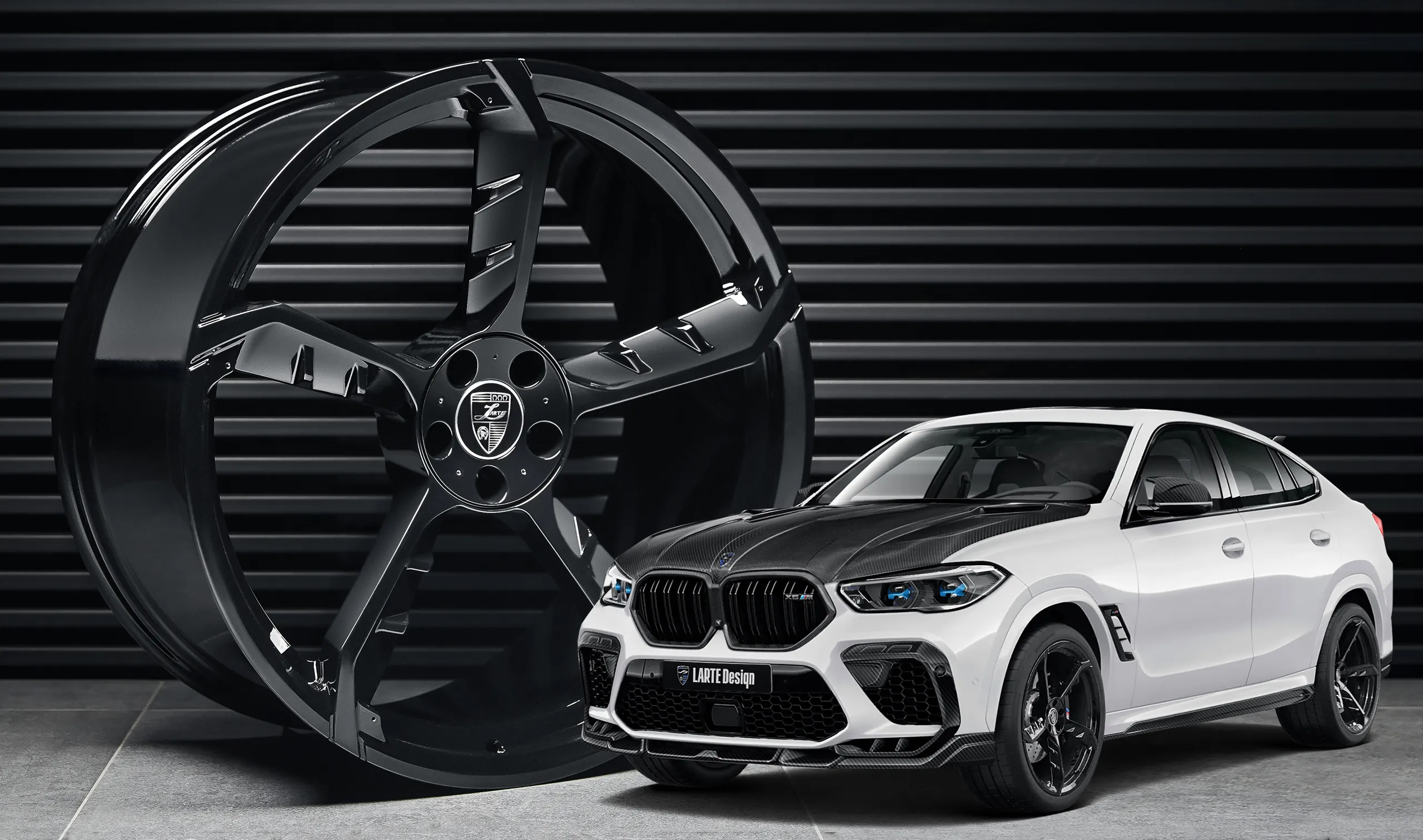 Forged rims for your BMW X6M F96 Competition in the appearance package by LARTE Design